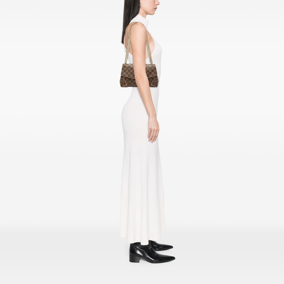 Louis Vuitton Damier Ebene Caissa Clutch