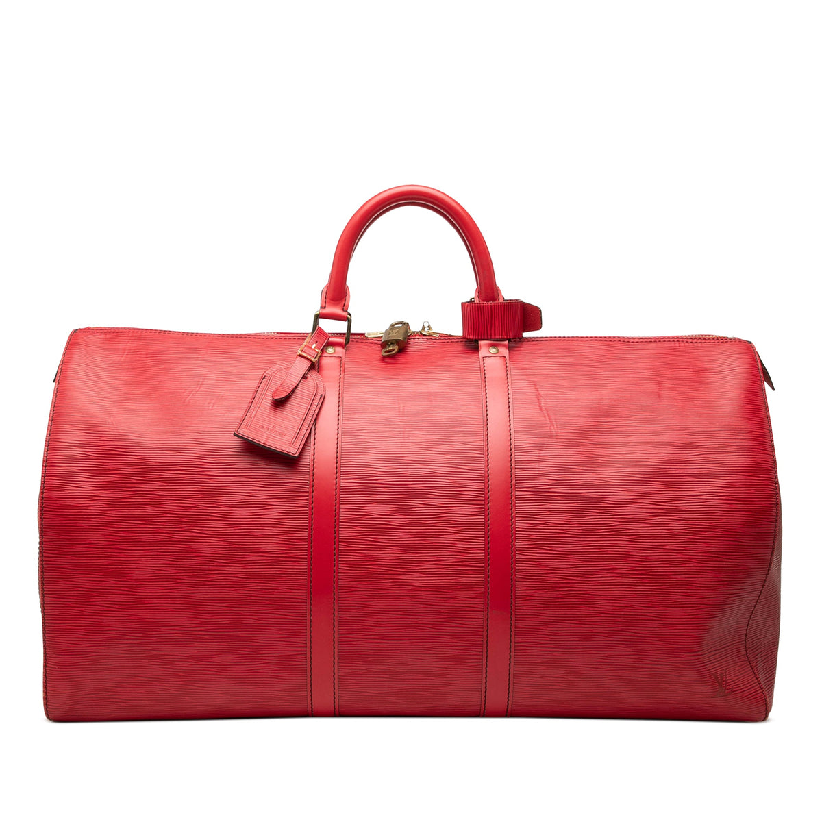 Louis Vuitton Epi Keepall 55 — Red