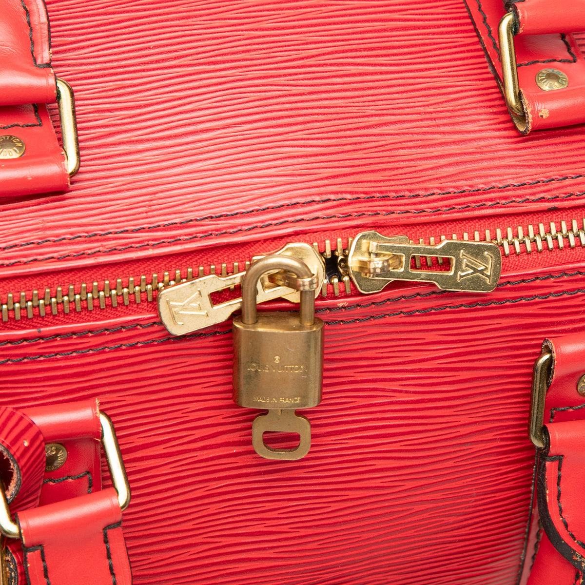 Louis Vuitton Epi Keepall 55 — Red