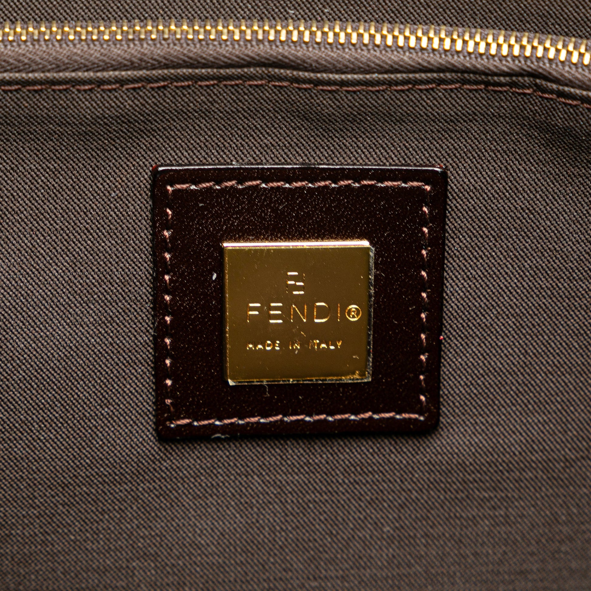 Fendi Zucca Canvas Tote Bag