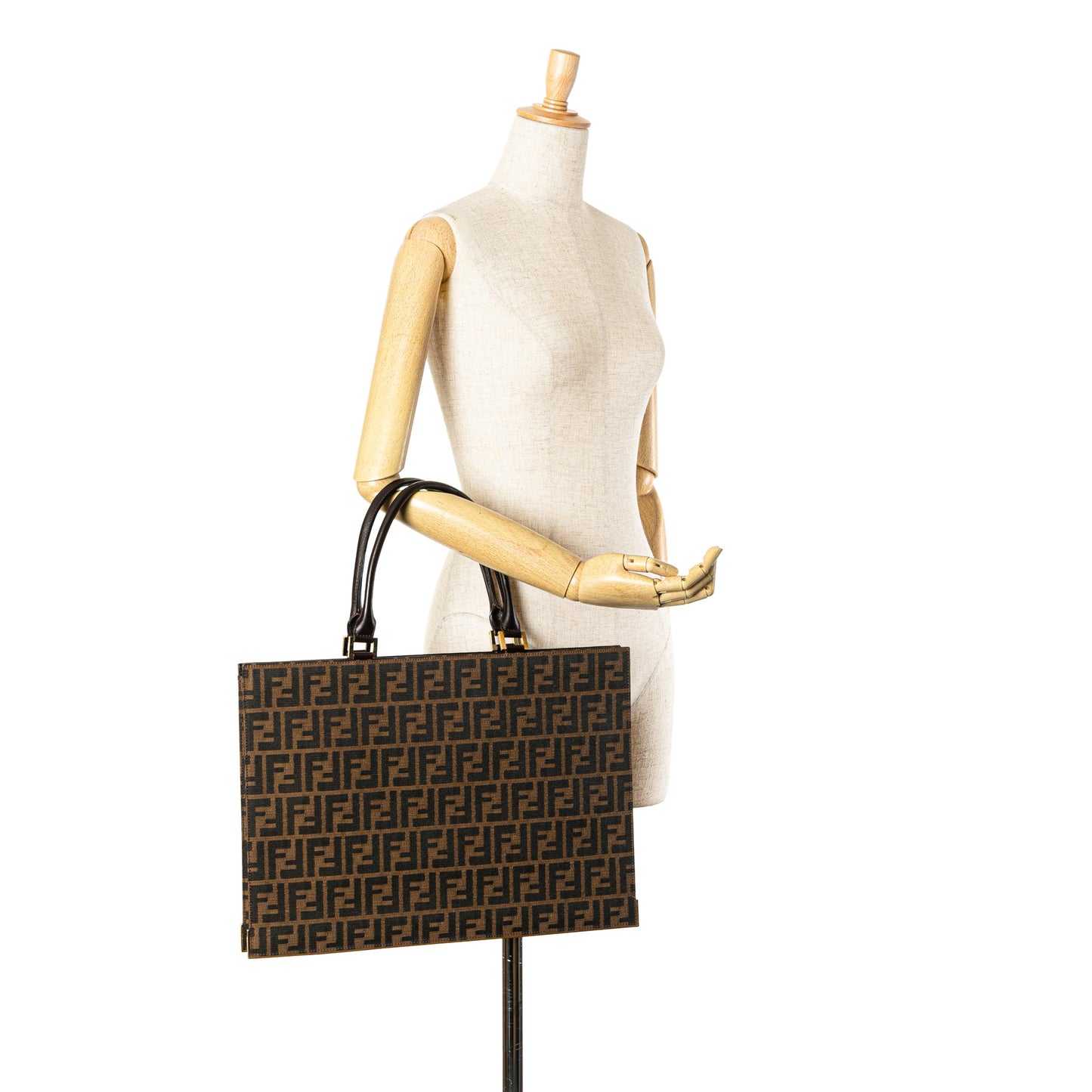 Fendi Zucca Canvas Tote Bag