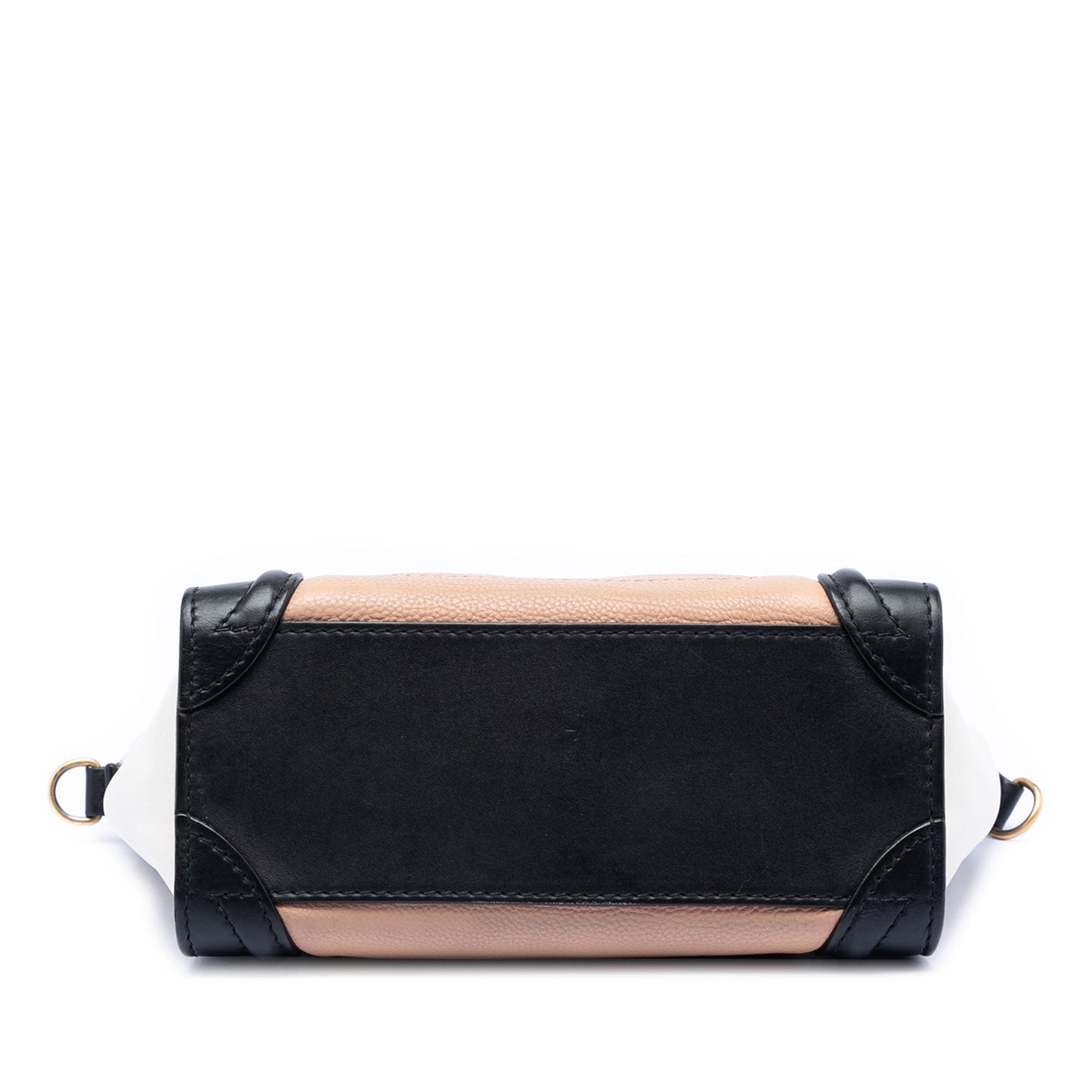 Celine Nano Tricolor Leather Luggage Tote