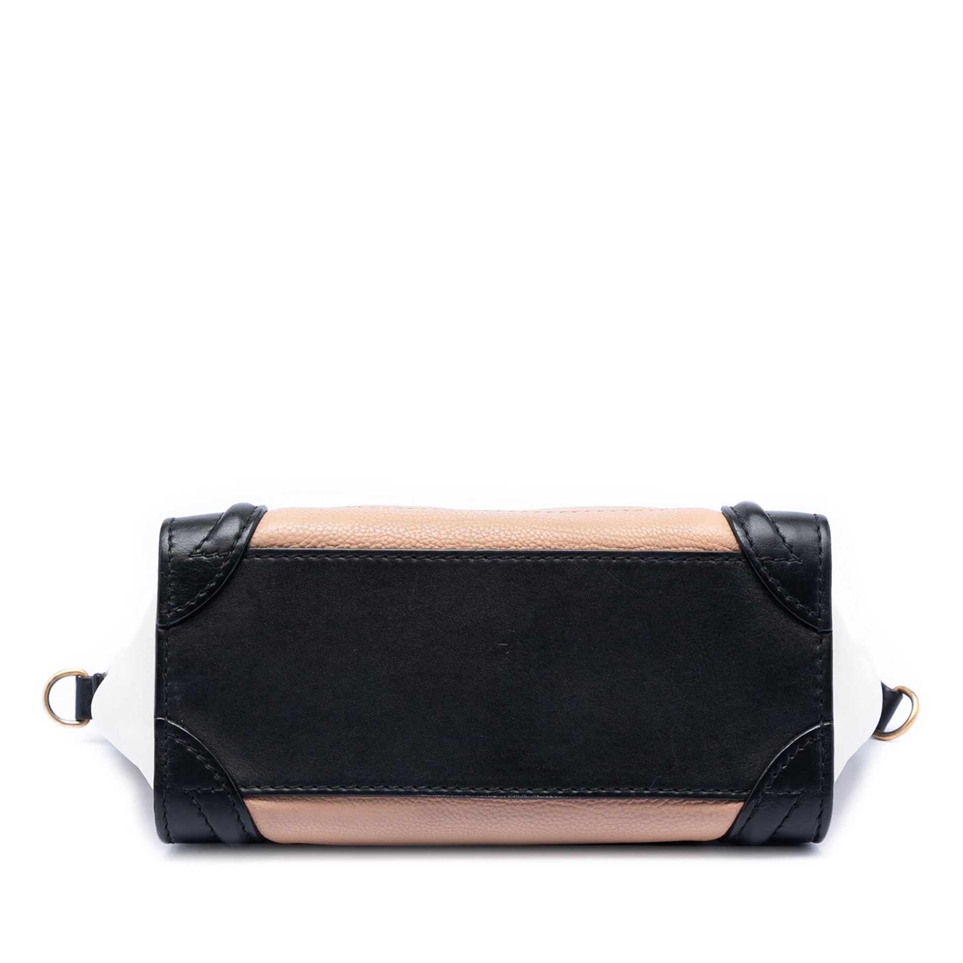 Celine Nano Tricolor Leather Luggage Tote