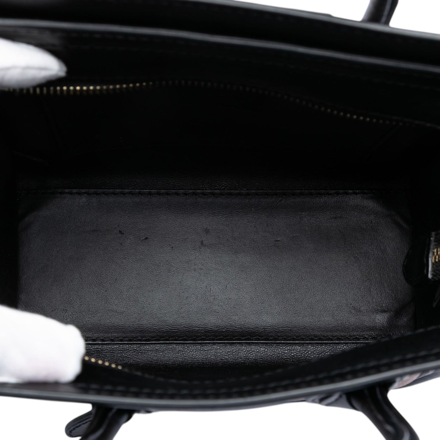 Celine Nano Tricolor Leather Luggage Tote