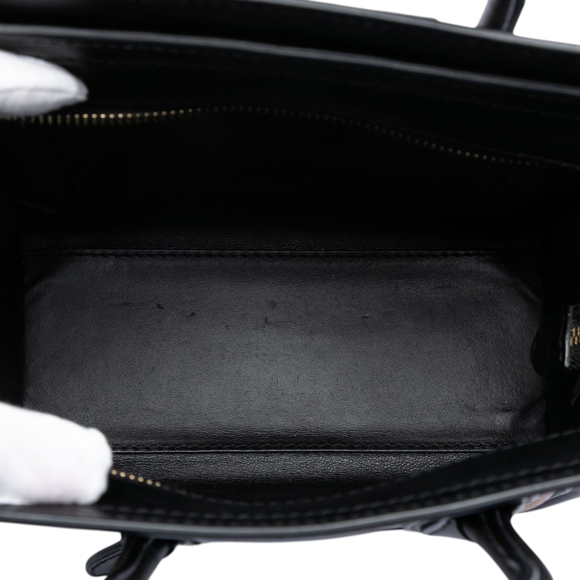 Celine Nano Tricolor Leather Luggage Tote