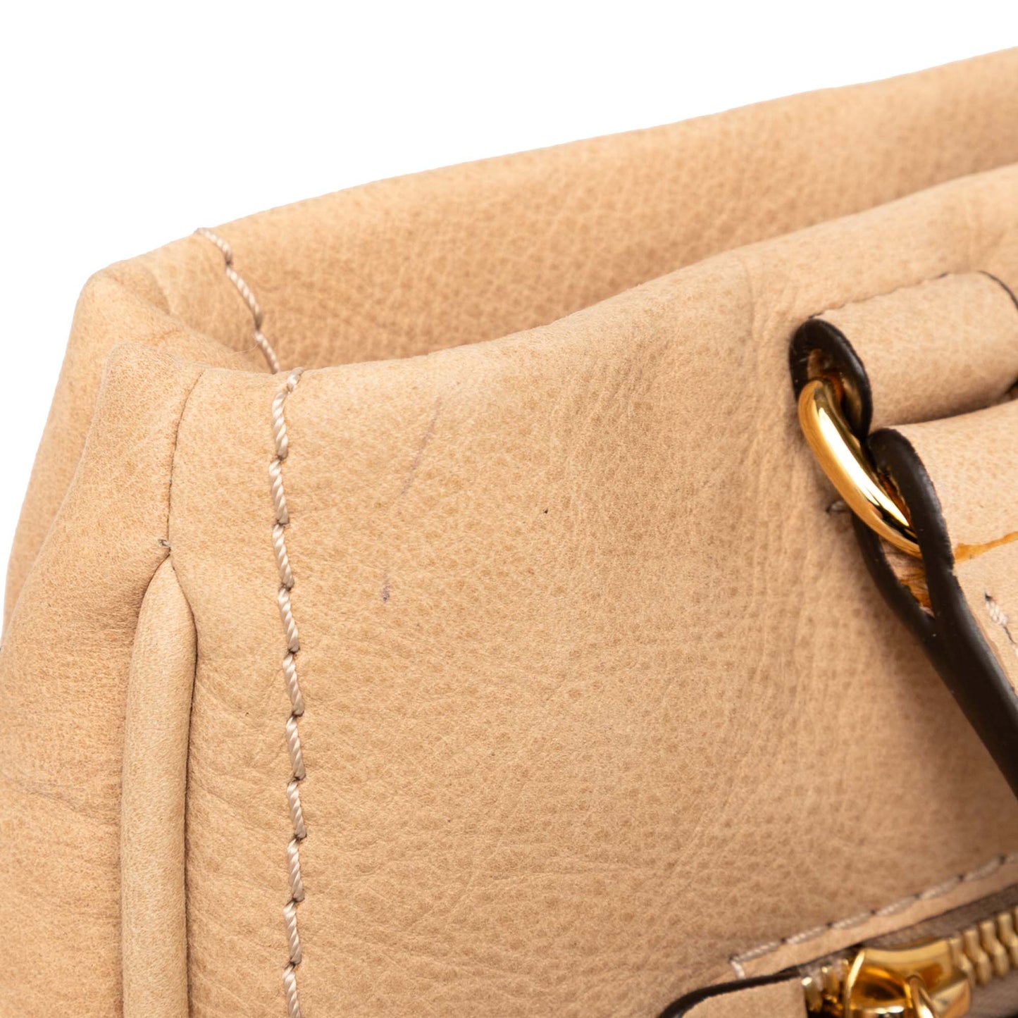 LOEWE Nubuck Anagram Madrid Fringe Shoulder Bag