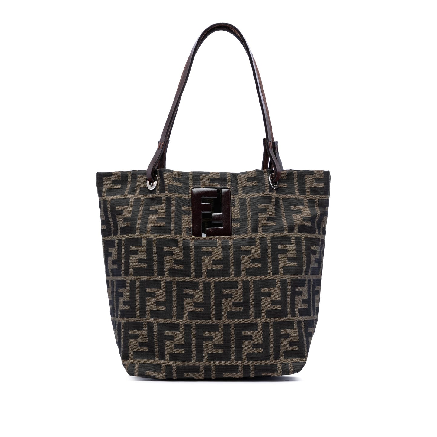 Fendi Zucca Canvas Handbag