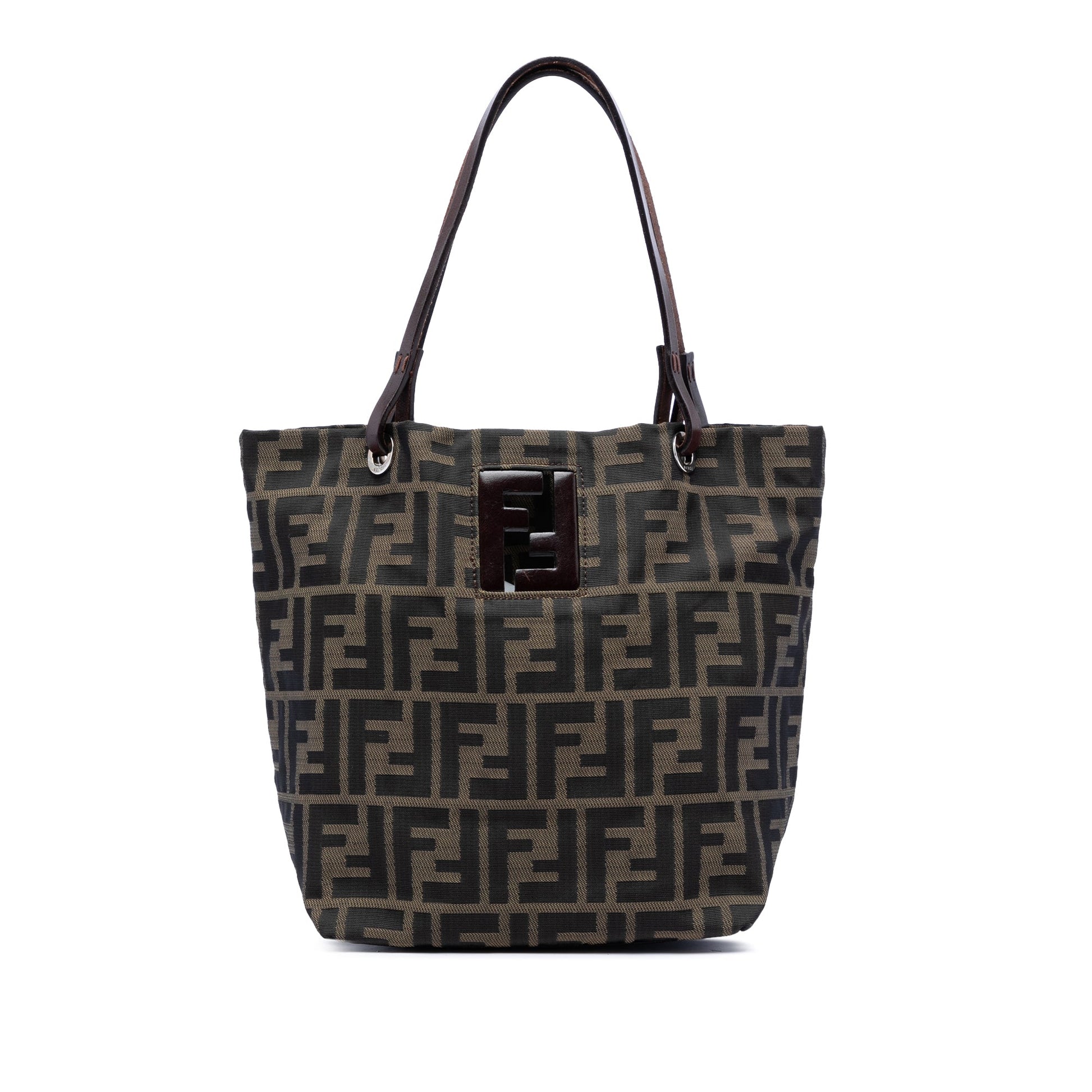 Fendi Zucca Canvas Handbag