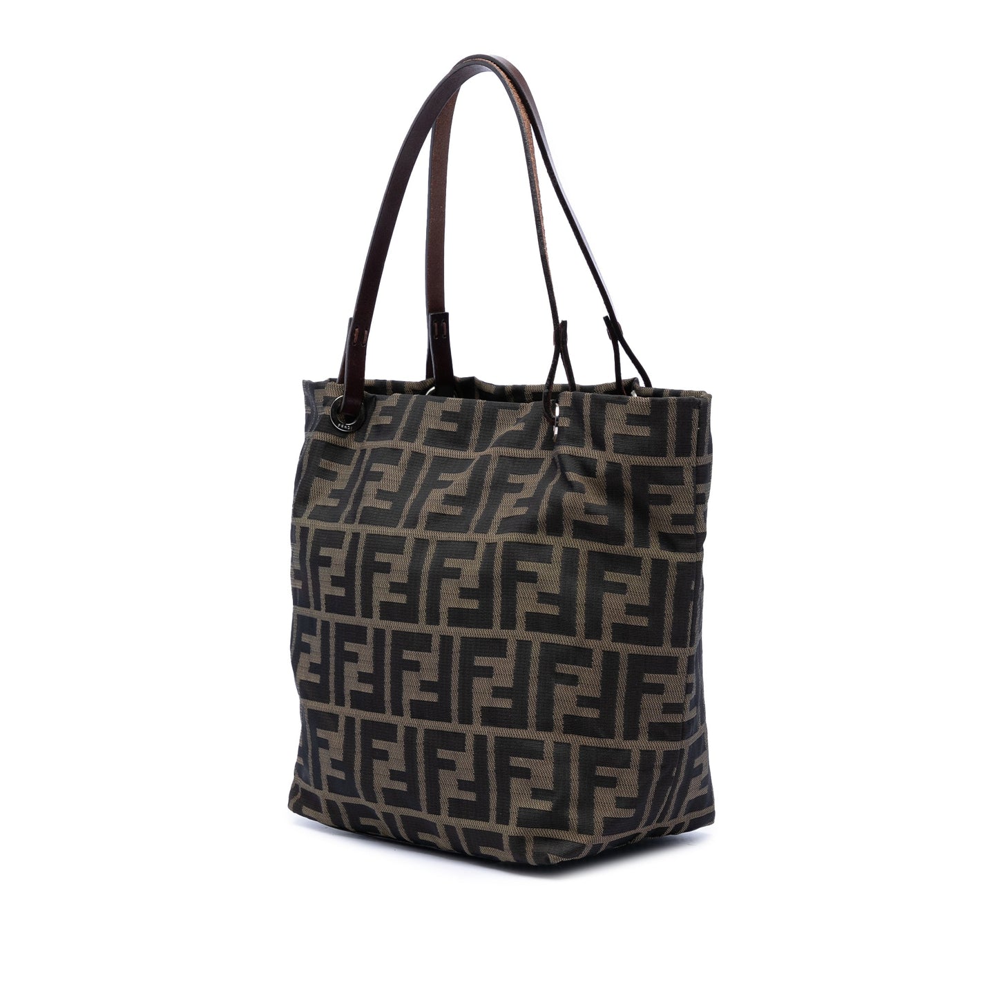 Fendi Zucca Canvas Handbag