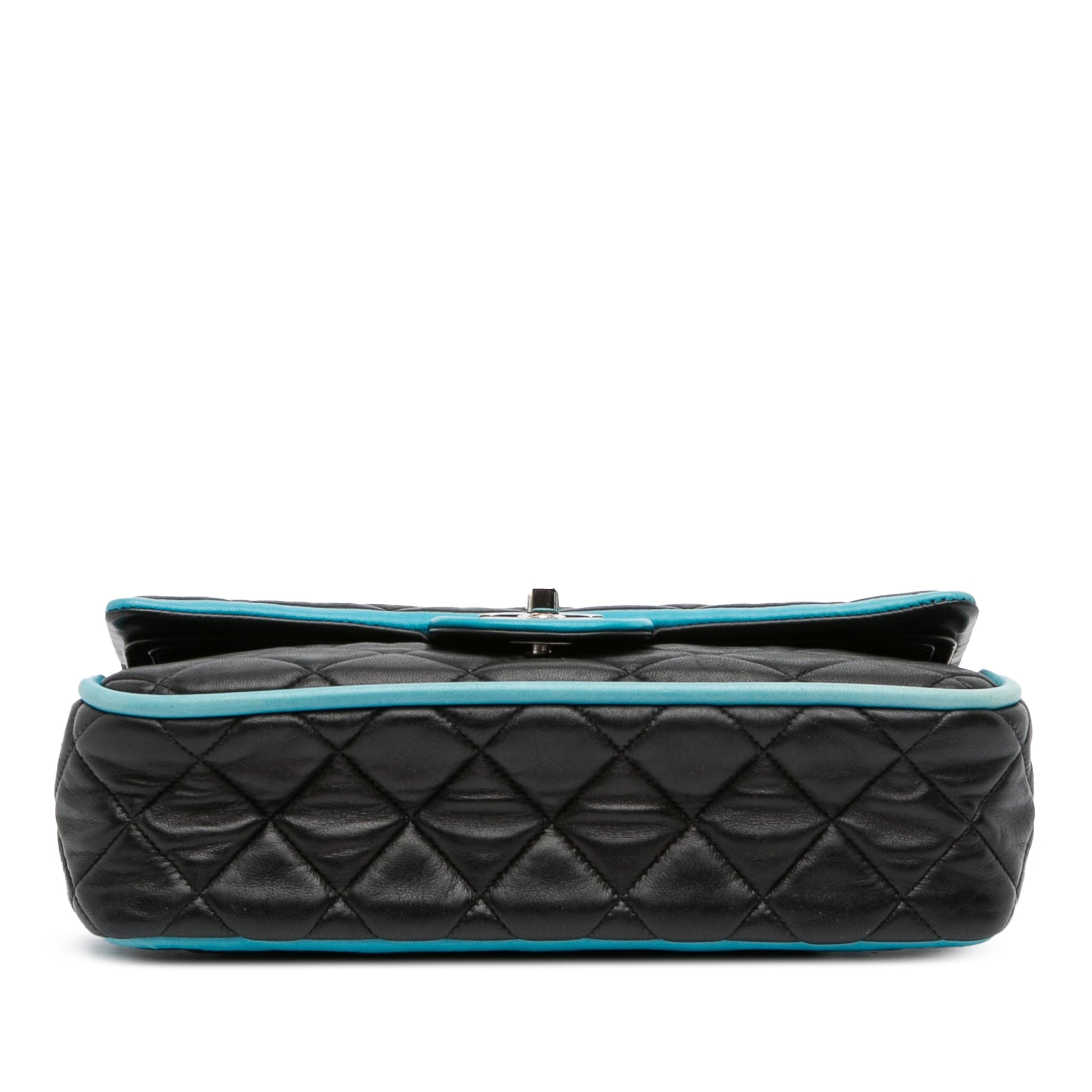 Chanel Medium Classic Bicolor Lambskin Double Flap