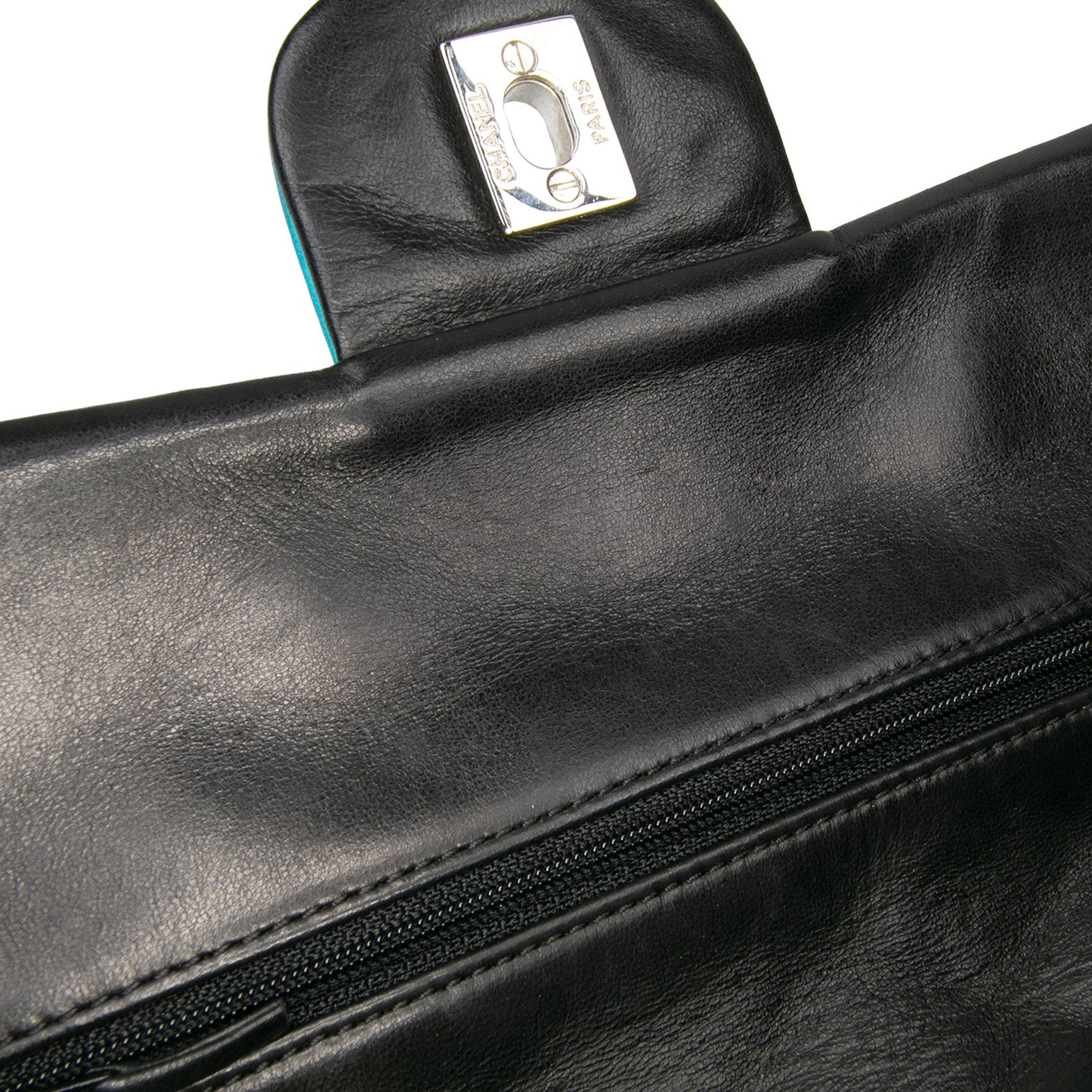 Chanel Medium Classic Bicolor Lambskin Double Flap