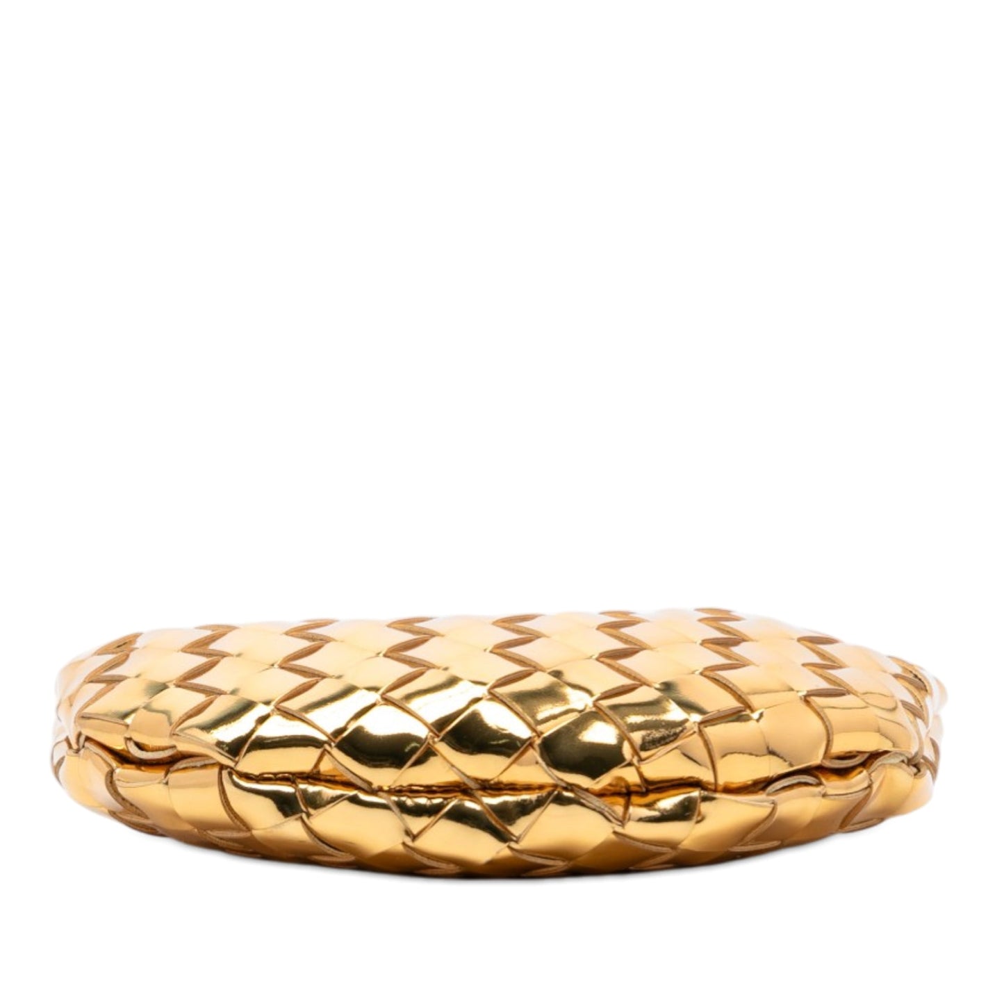 Baby Metallic Lambskin Intrecciato Sardine