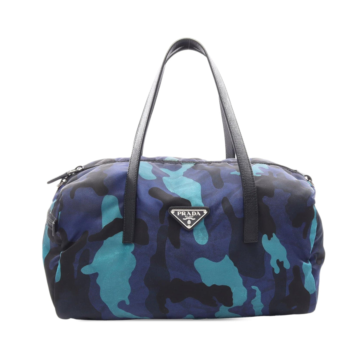 Prada Stampato Satchel — Blue