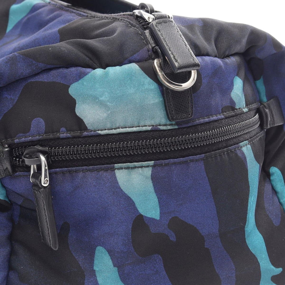 Prada Stampato Satchel — Blue
