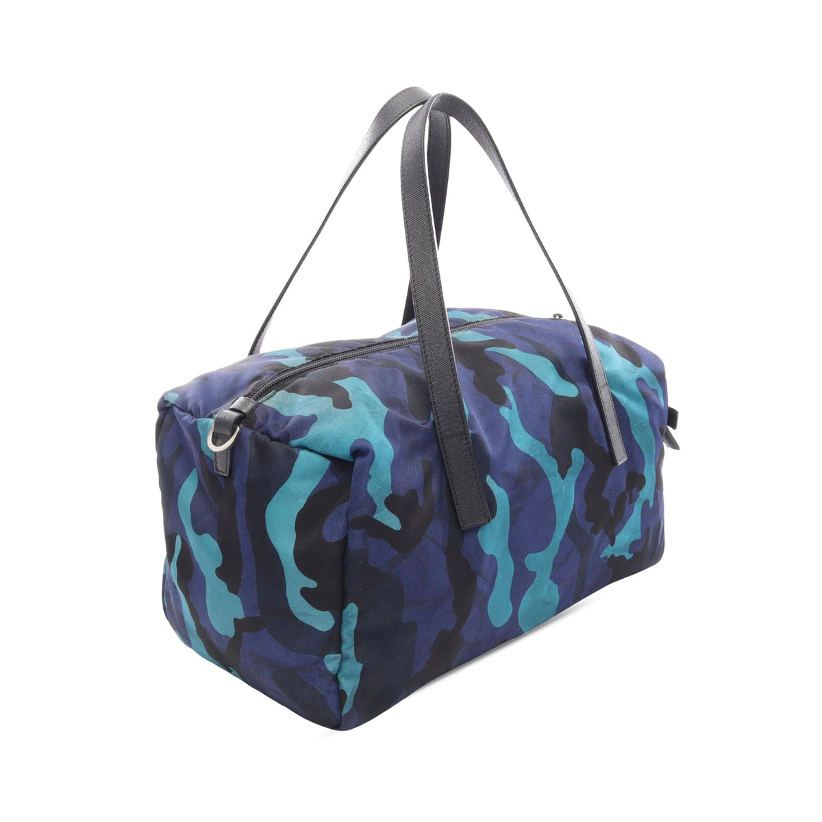 Prada Stampato Satchel — Blue