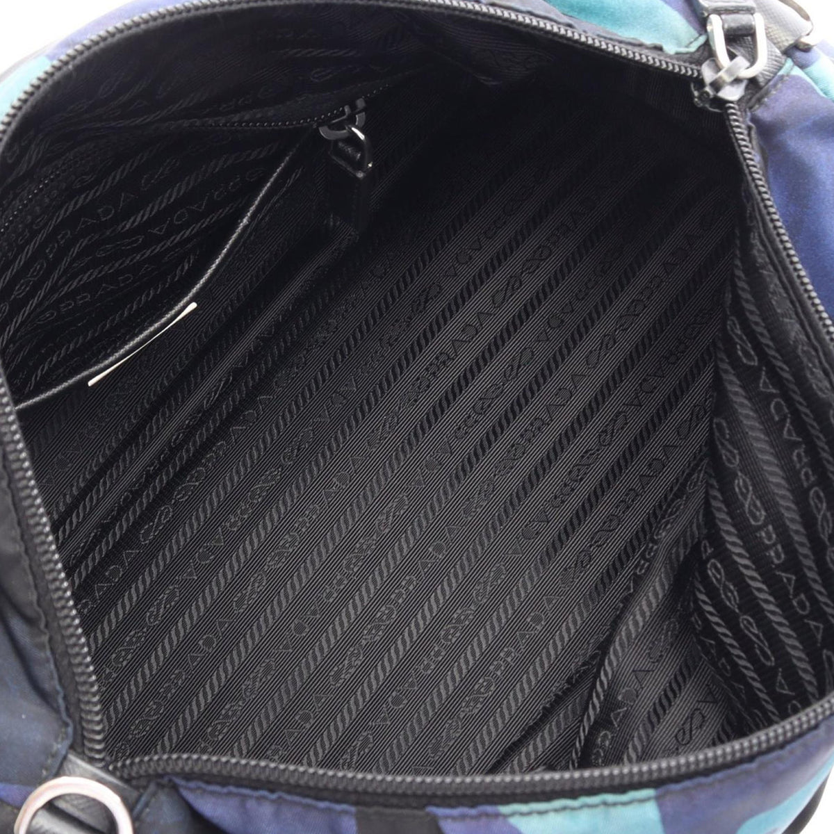 Prada Stampato Satchel — Blue