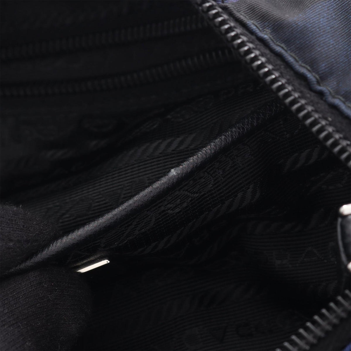 Prada Stampato Satchel — Blue