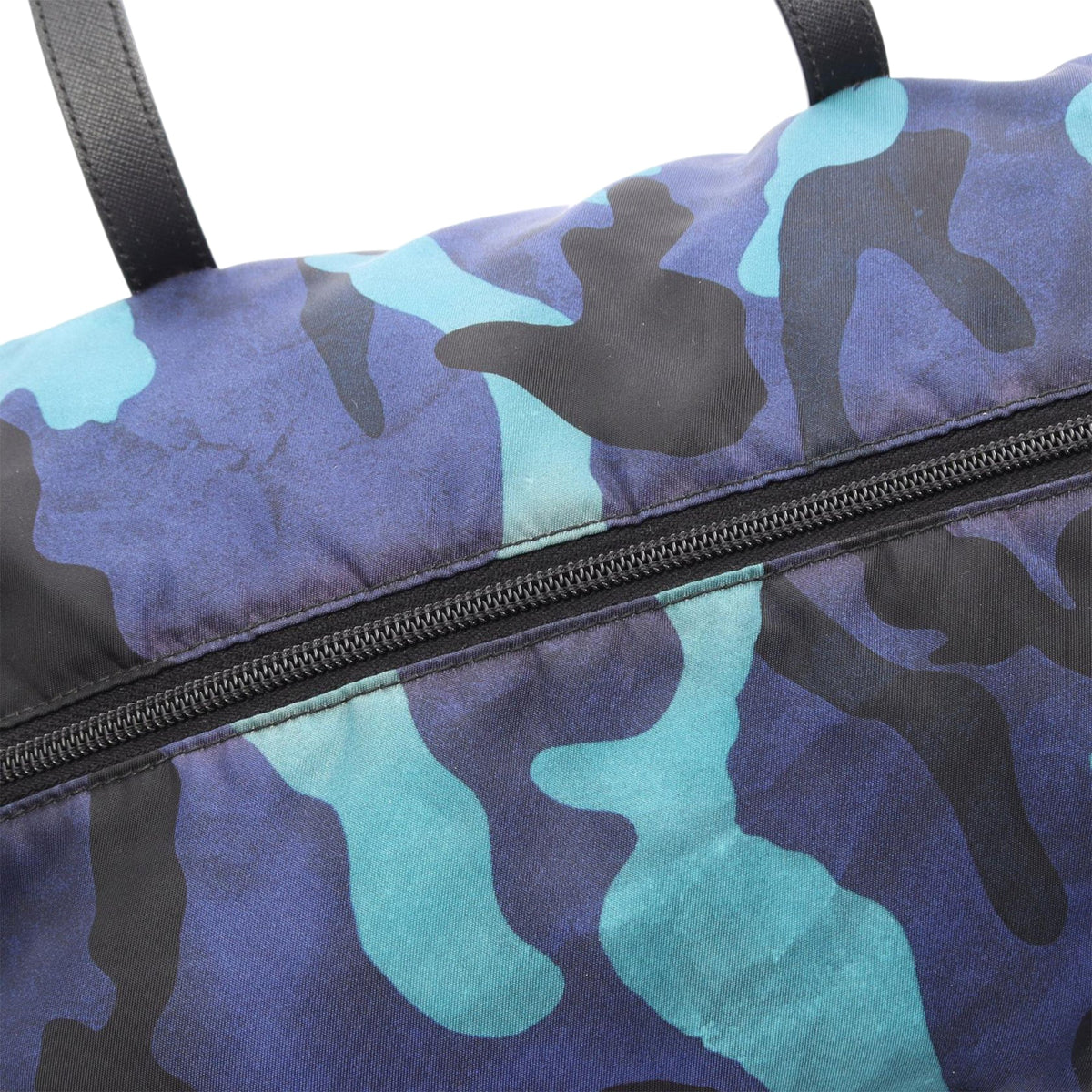 Prada Stampato Satchel — Blue