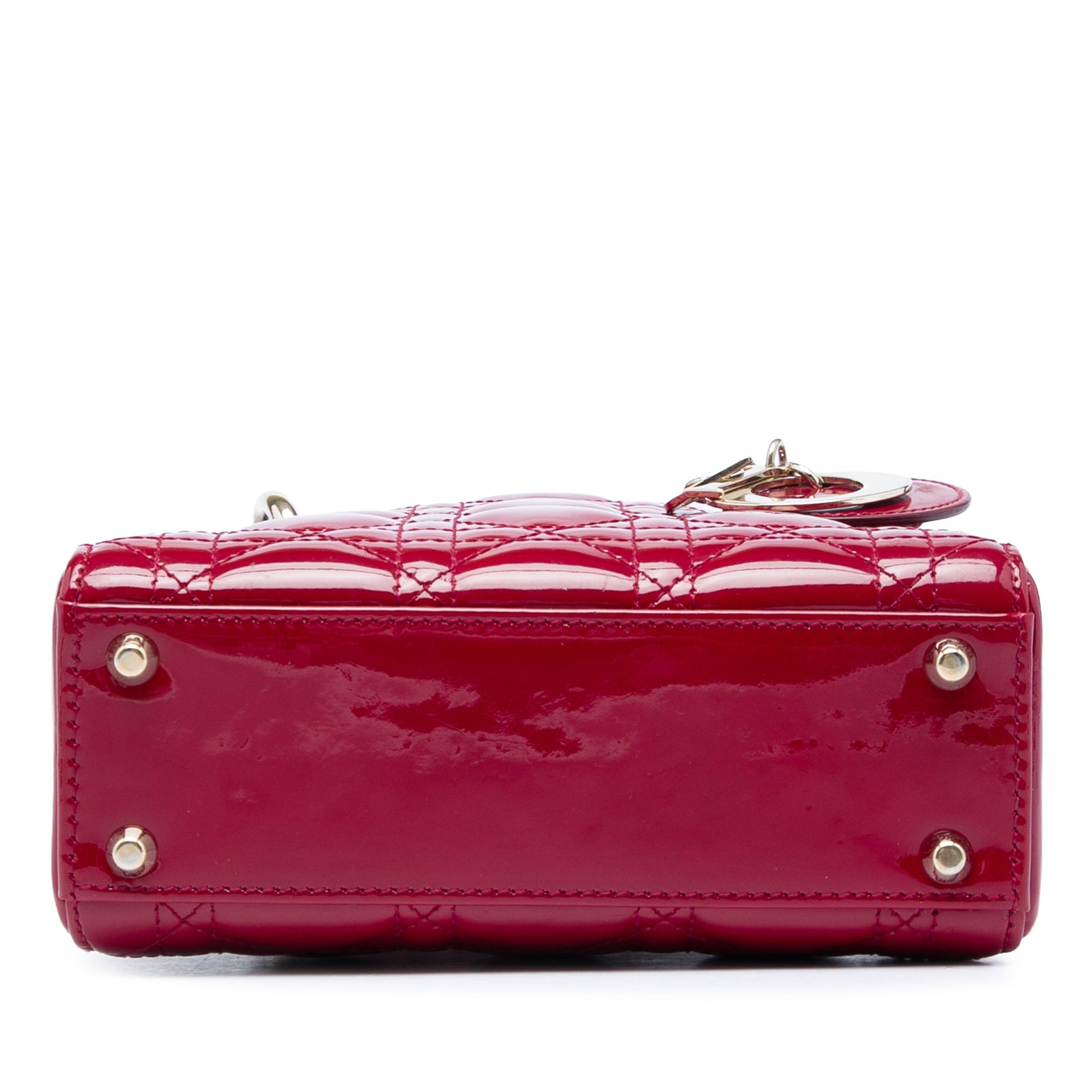 Dior Mini Patent Cannage Lady Dior