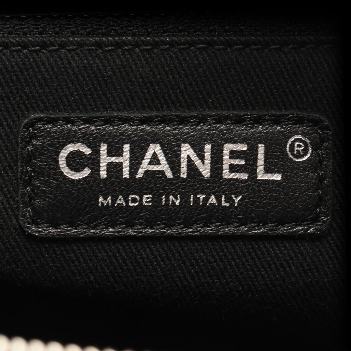 Chanel Medium Grained Calfskin and Quilted Lambskin Top Zip Flap