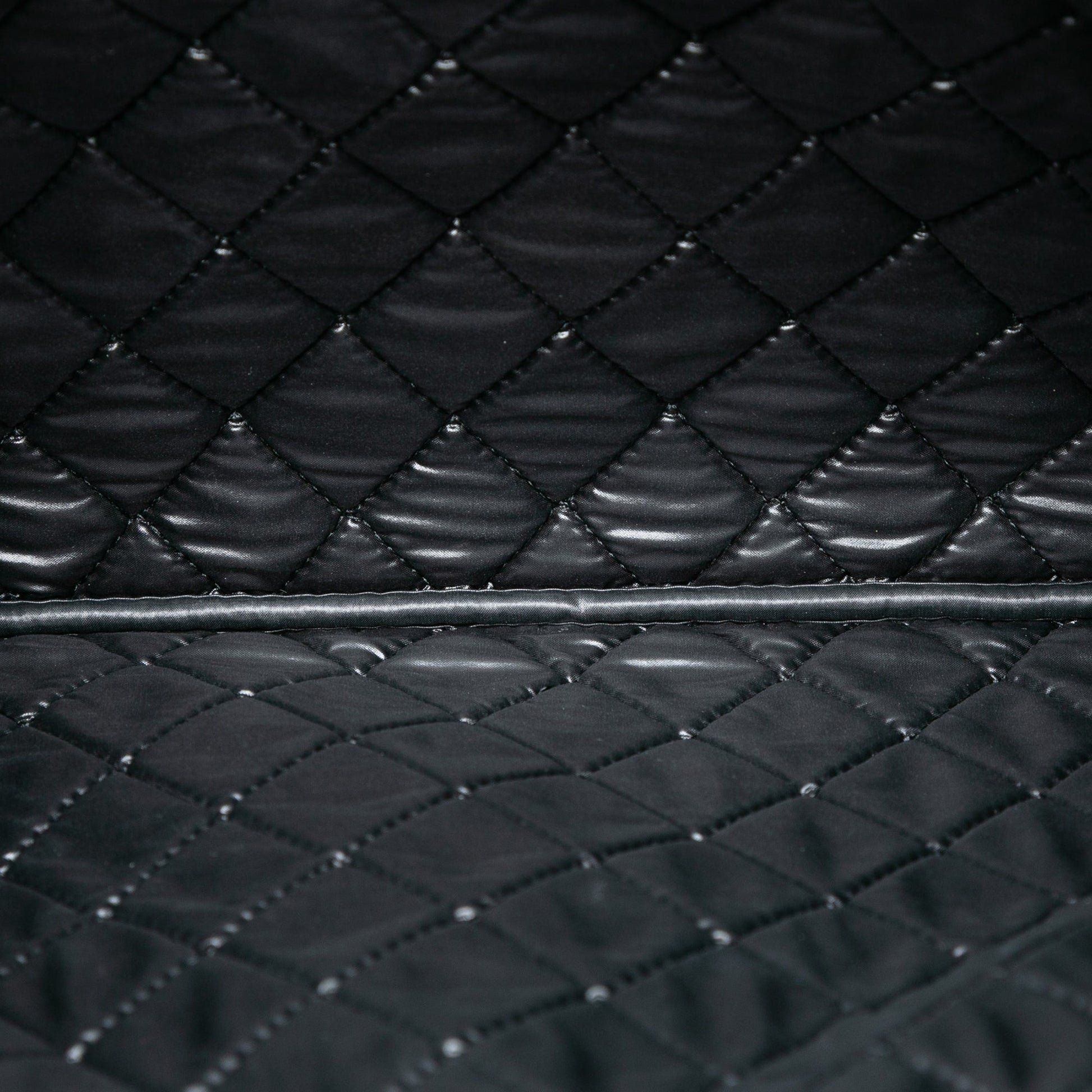 Chanel Large CC Bicolor Quilted Lambskin Clutch