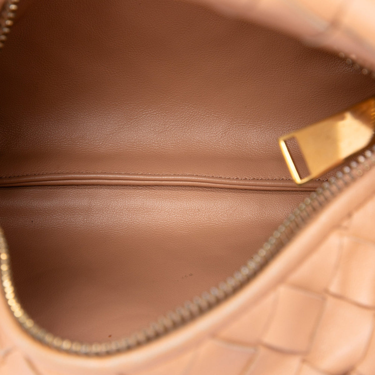 Bottega Veneta Mini Nappa Intrecciato Jodie — Brown