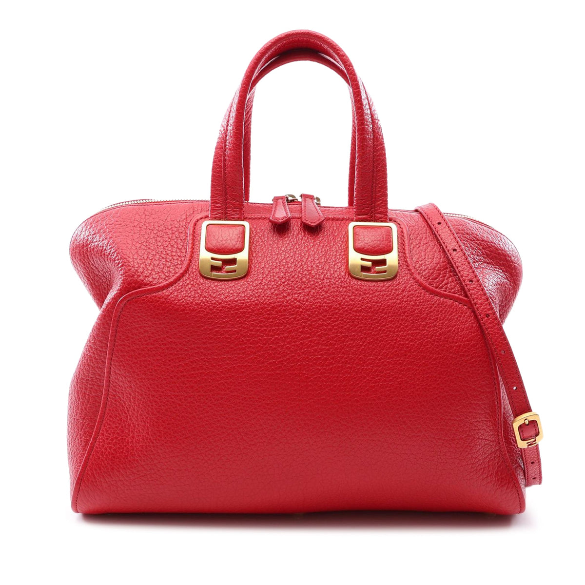Fendi Large Leather Chameleon Satchel