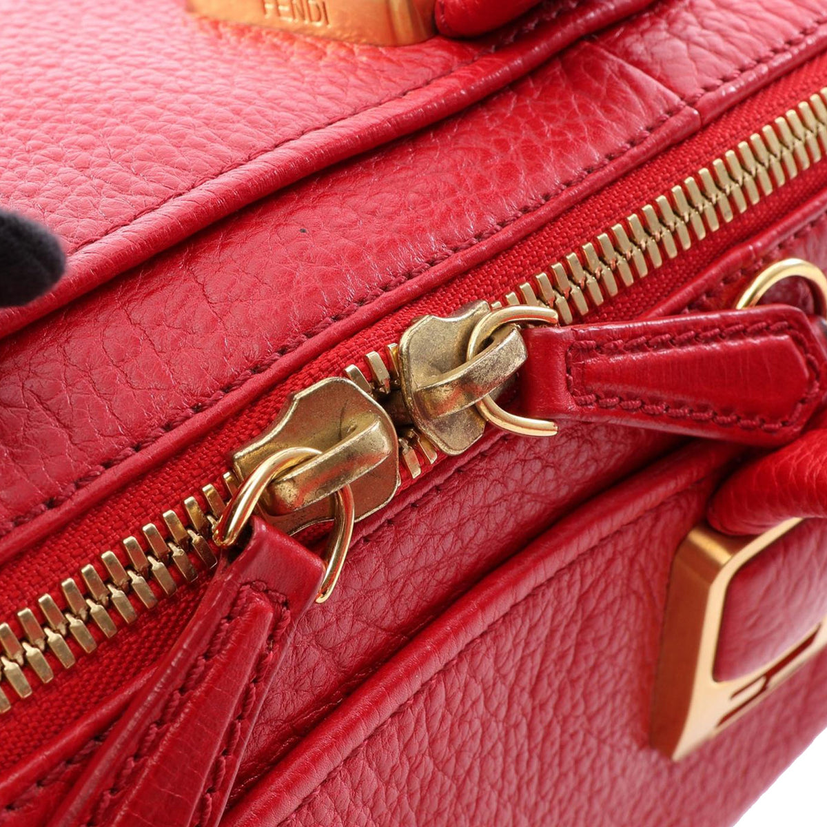 Fendi Large Leather Chameleon Satchel