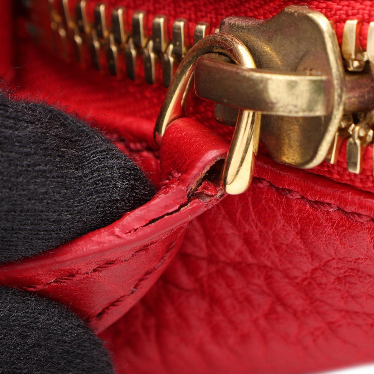 Fendi Large Leather Chameleon Satchel