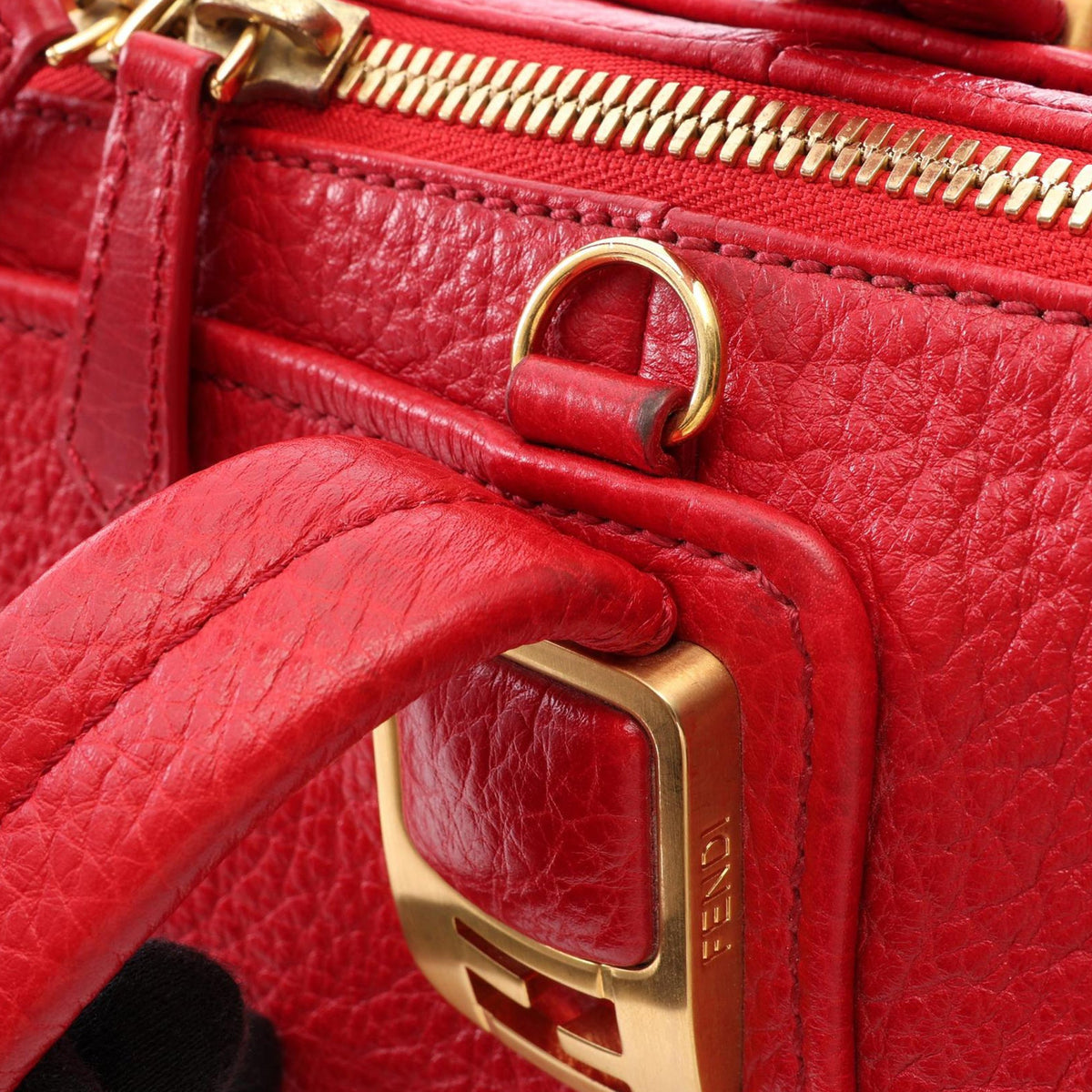 Fendi Large Leather Chameleon Satchel