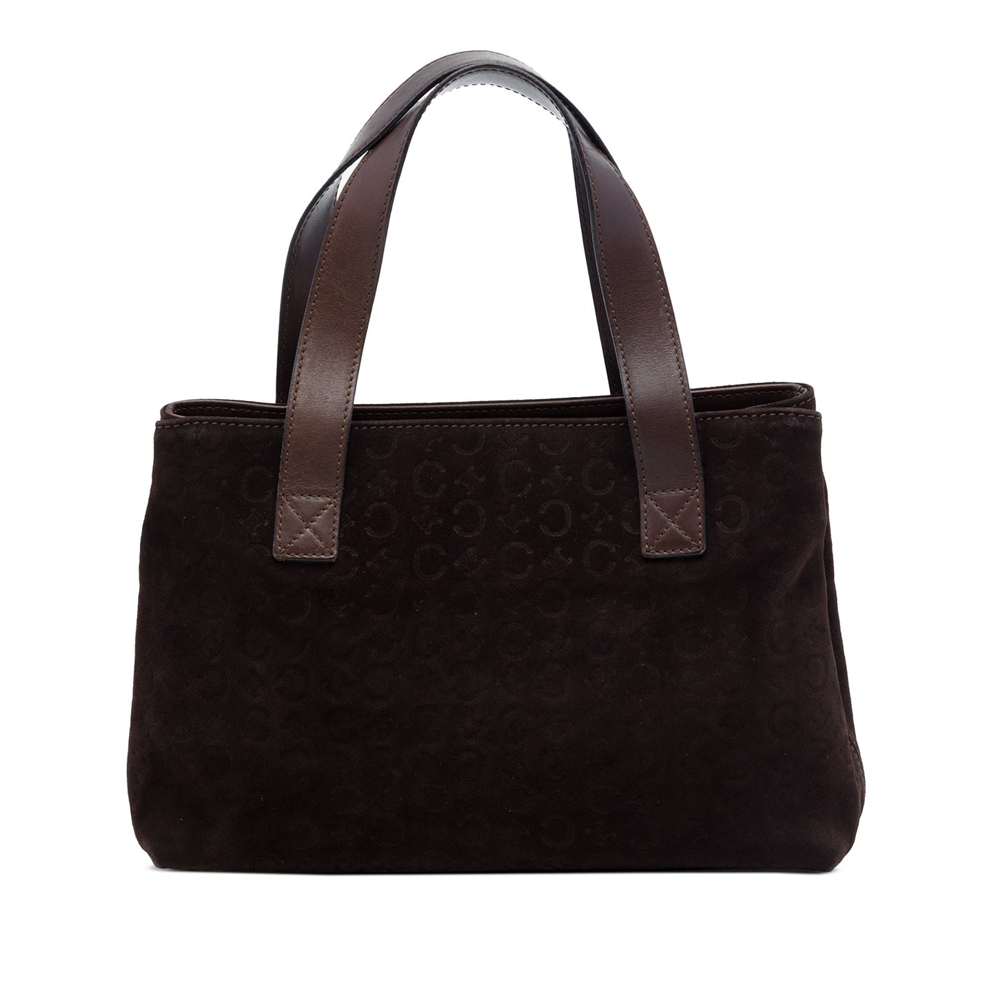 Celine C Macadam Suede Handbag