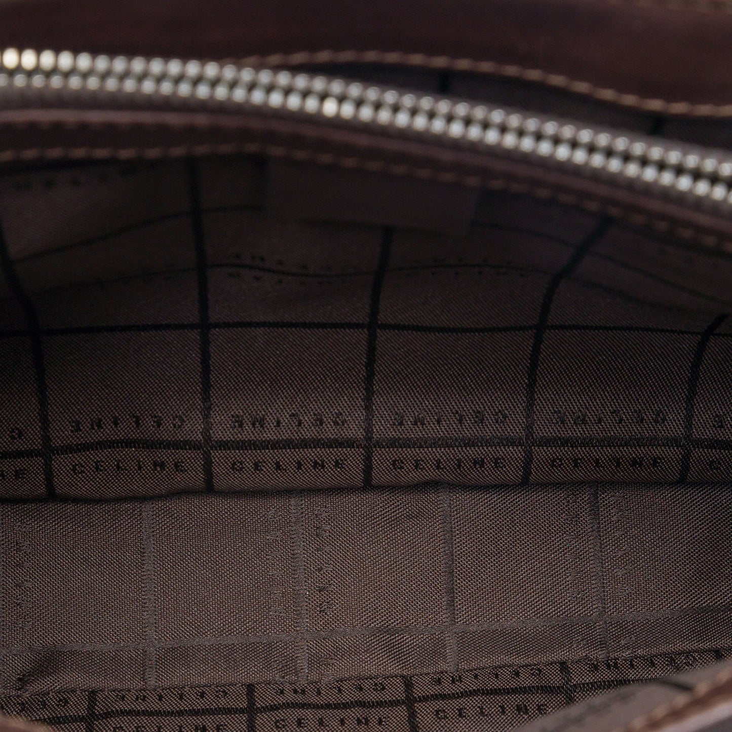 Celine C Macadam Suede Handbag