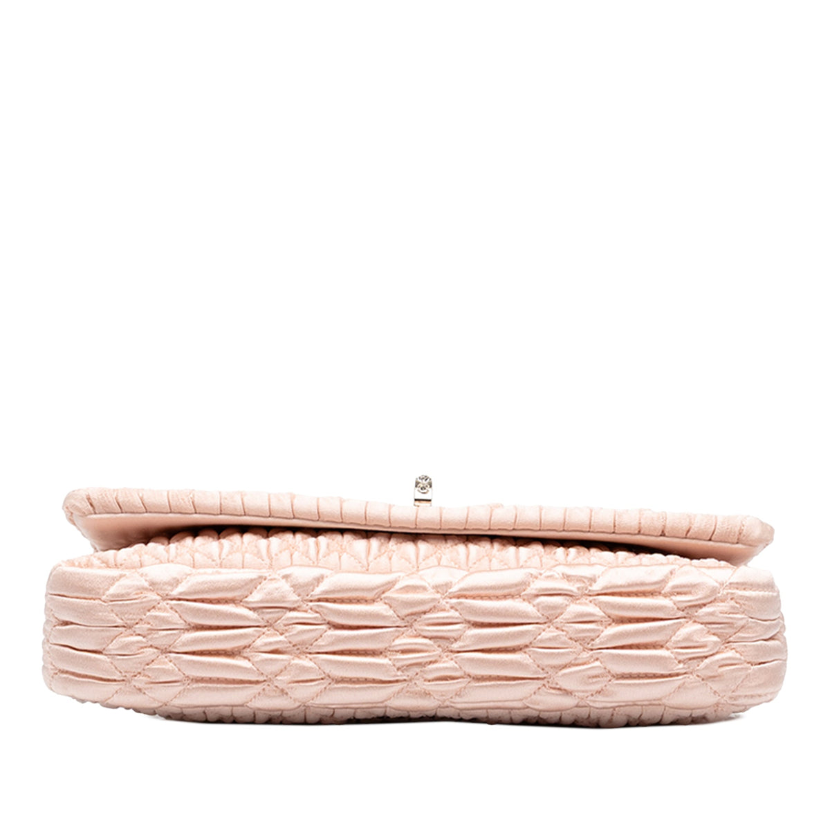 Miu Miu Matelasse Satin Crystal Chain Satchel