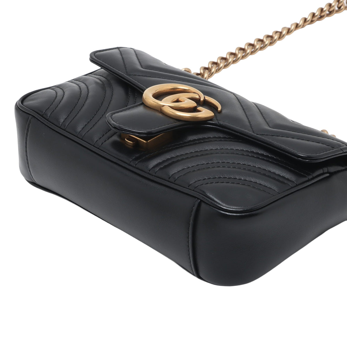 Gucci Small GG Marmont Matelasse Calfskin Shoulder Bag