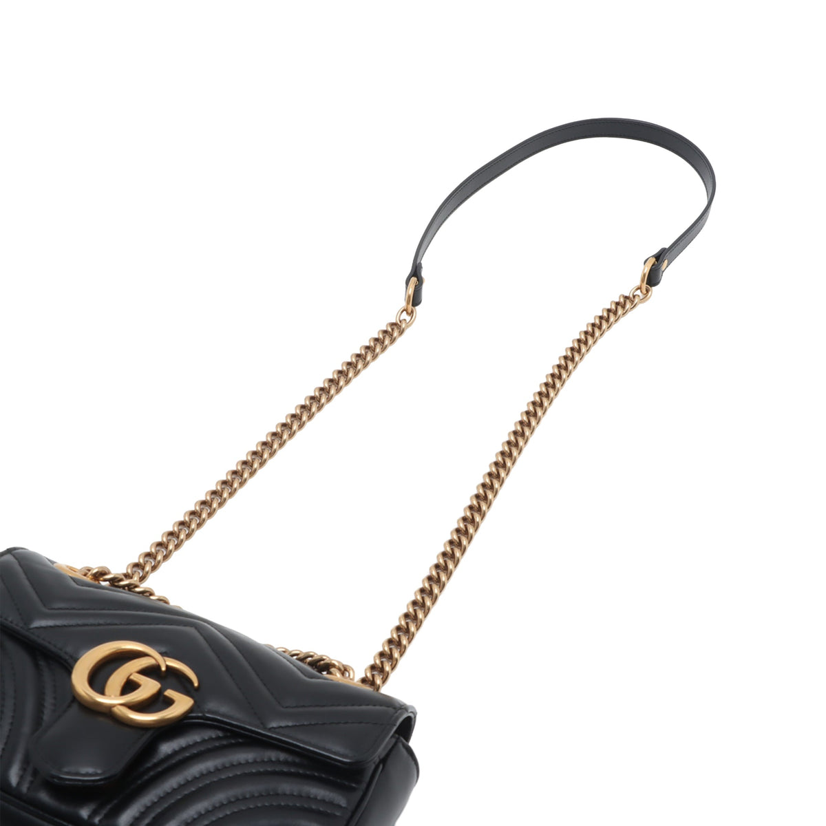 Gucci Small GG Marmont Matelasse Calfskin Shoulder Bag