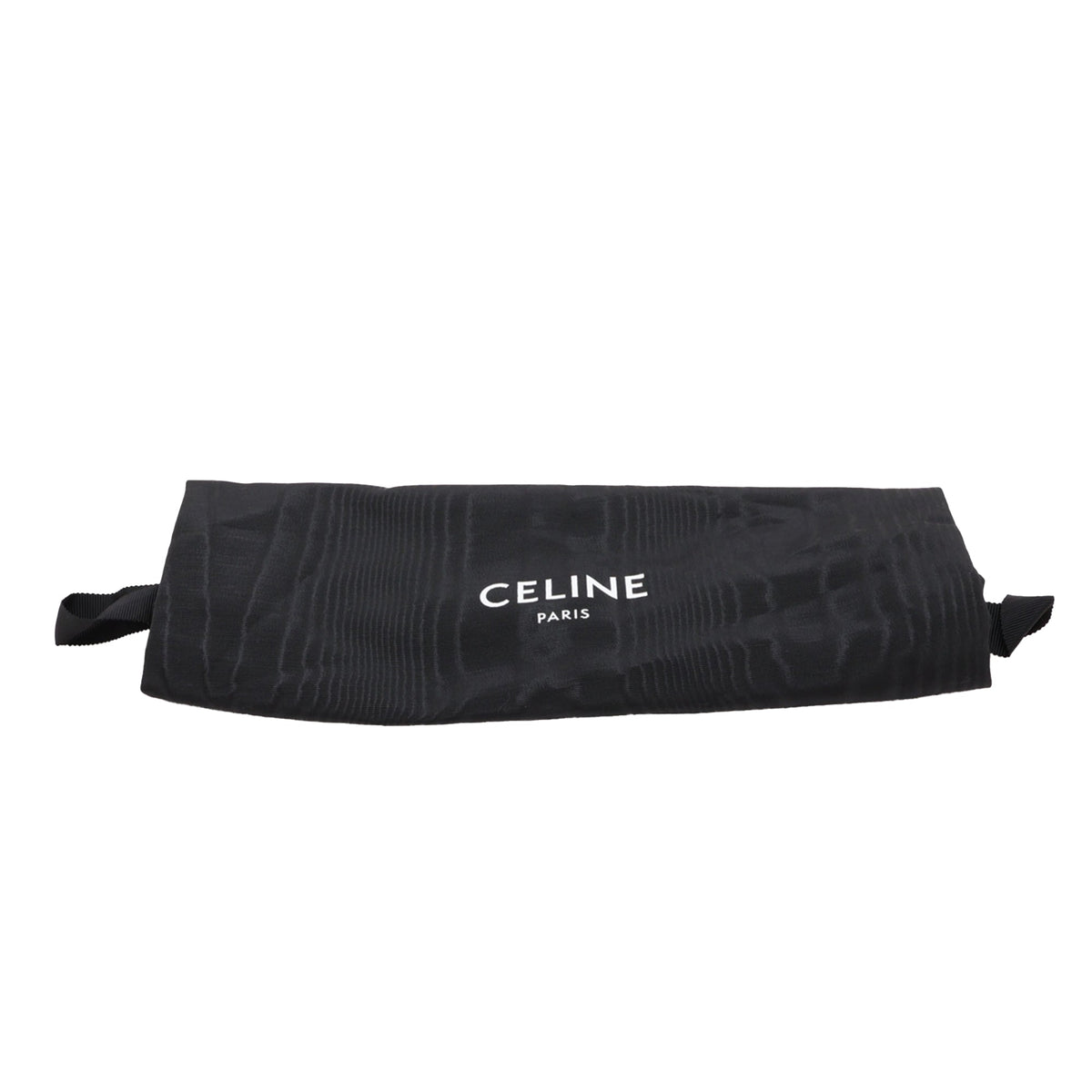 Celine Medium Shiny Calfskin Tilly Shoulder Bag — Black
