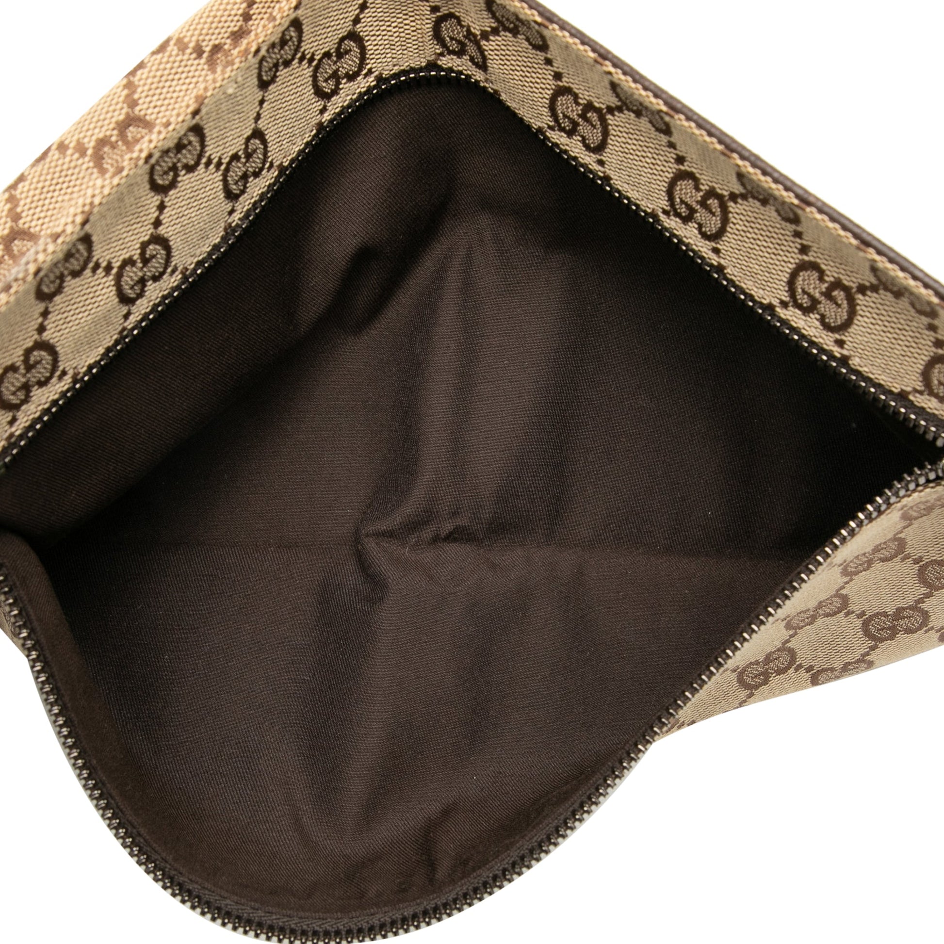 Gucci GG Canvas Web Double Pocket Belt Bag