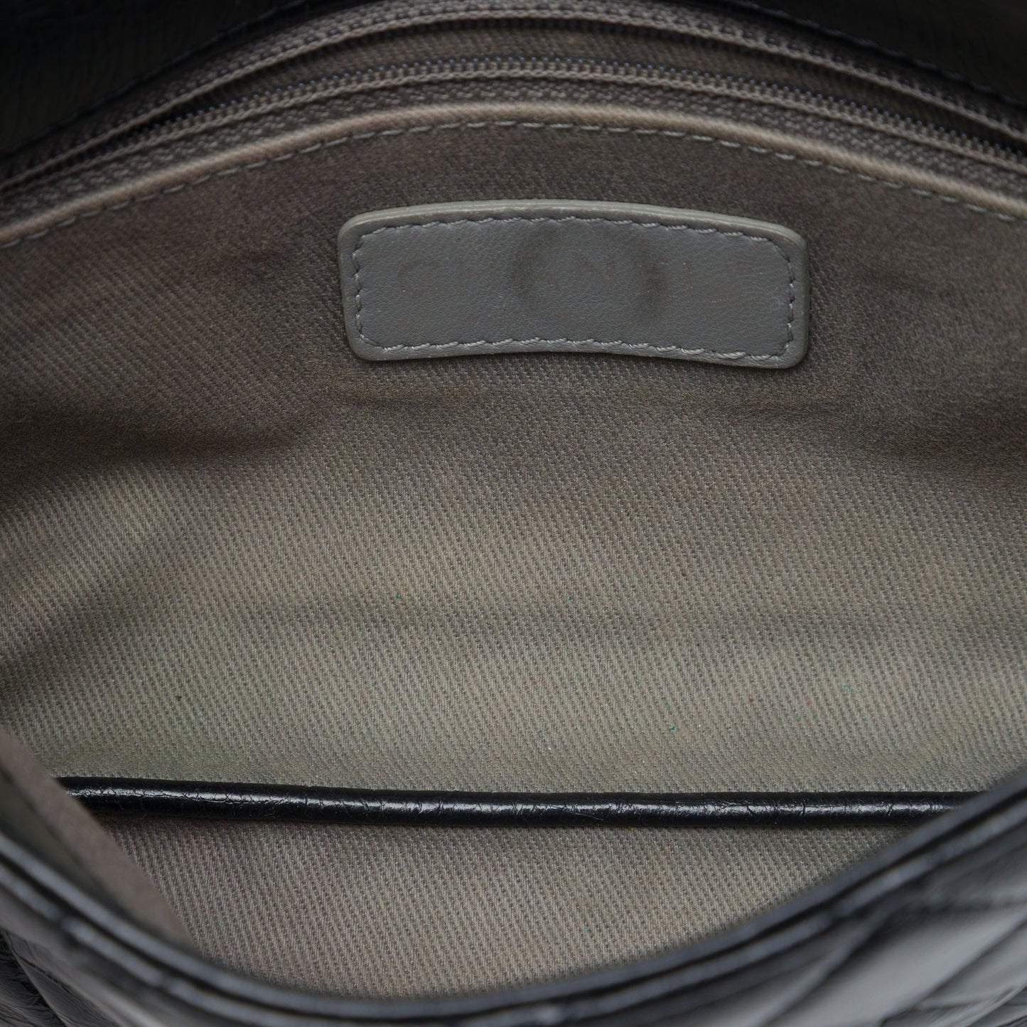Chanel CC Quilted Aged Calfskin Embossed LAX Flap