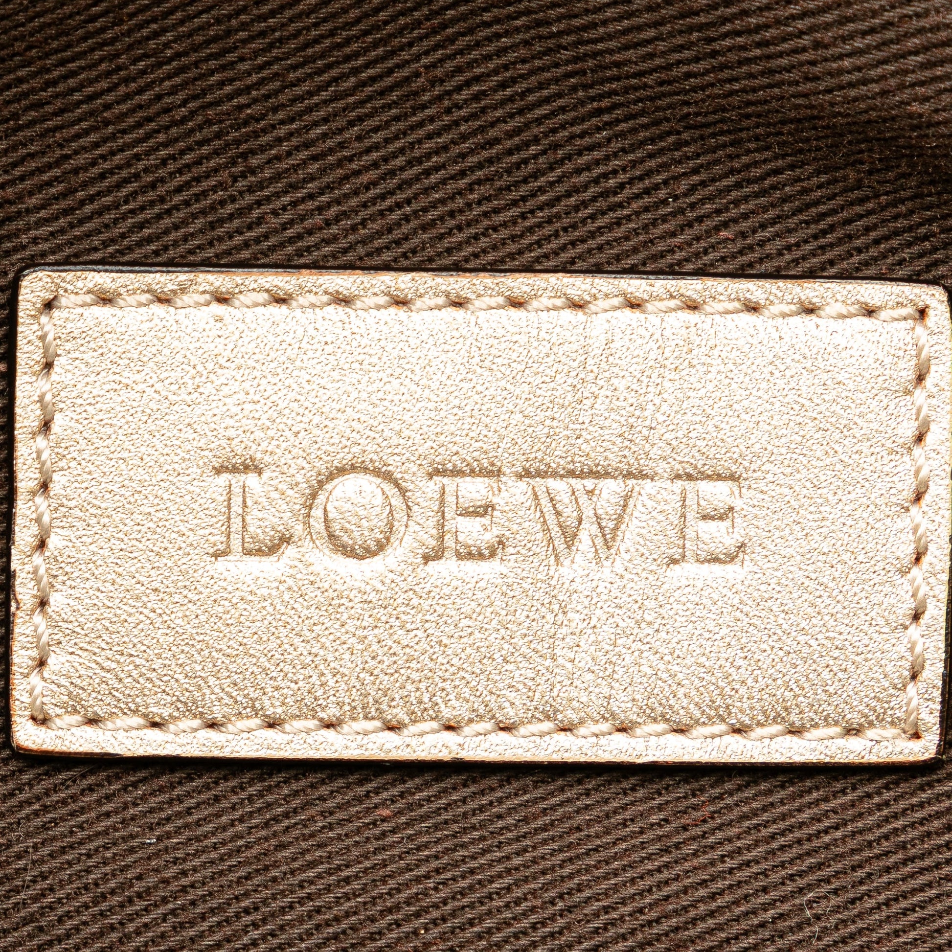 LOEWE Anagram Canvas Satchel