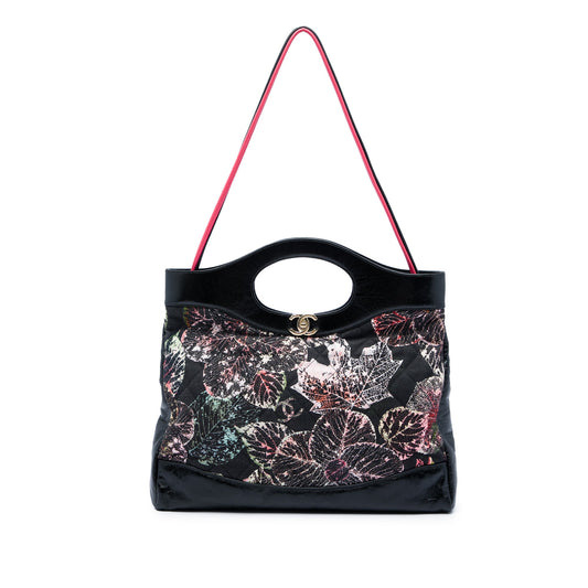 Chanel Large Printed Canvas and Glazed Calfskin 31 Shopping Bag