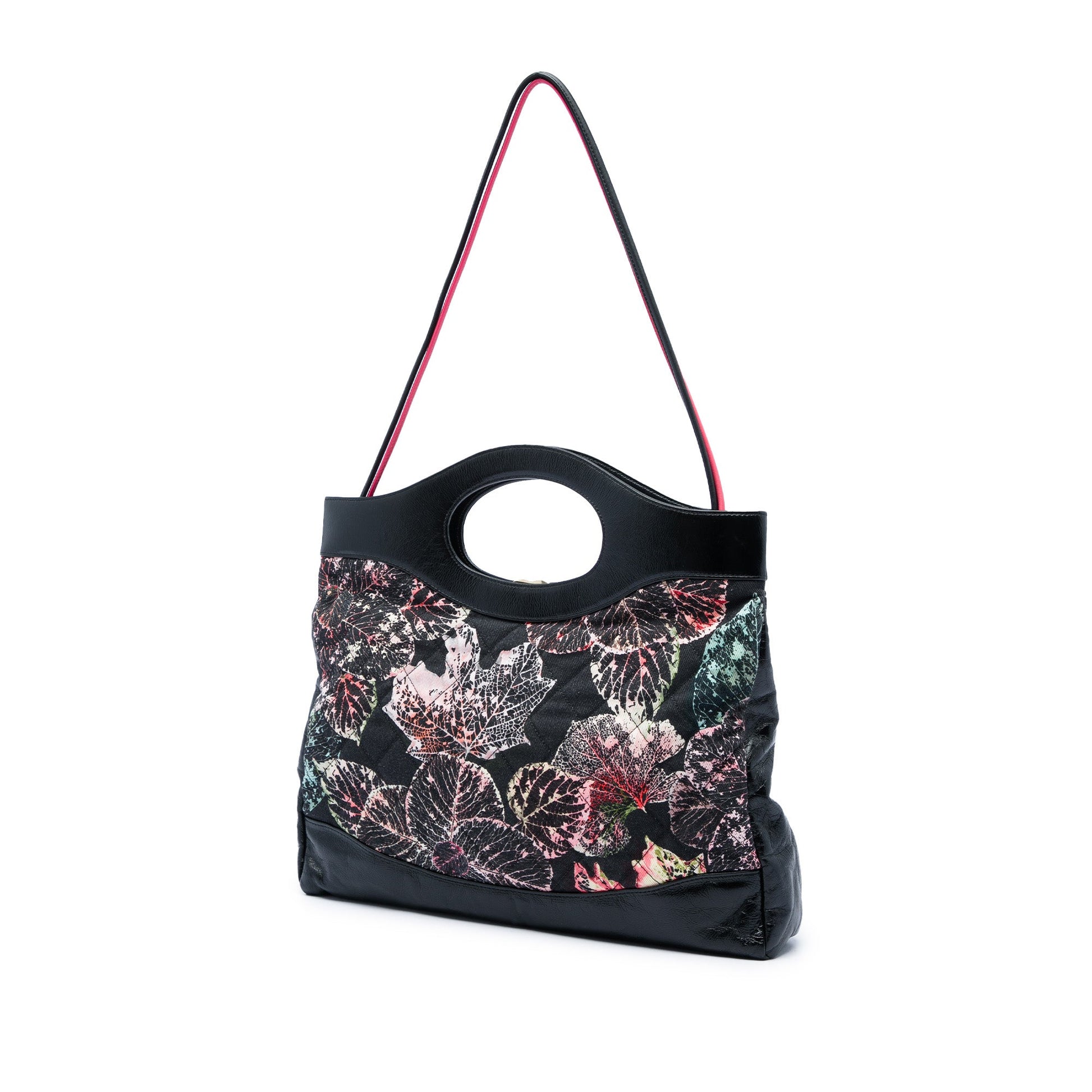 Chanel Large Printed Canvas and Glazed Calfskin 31 Shopping Bag