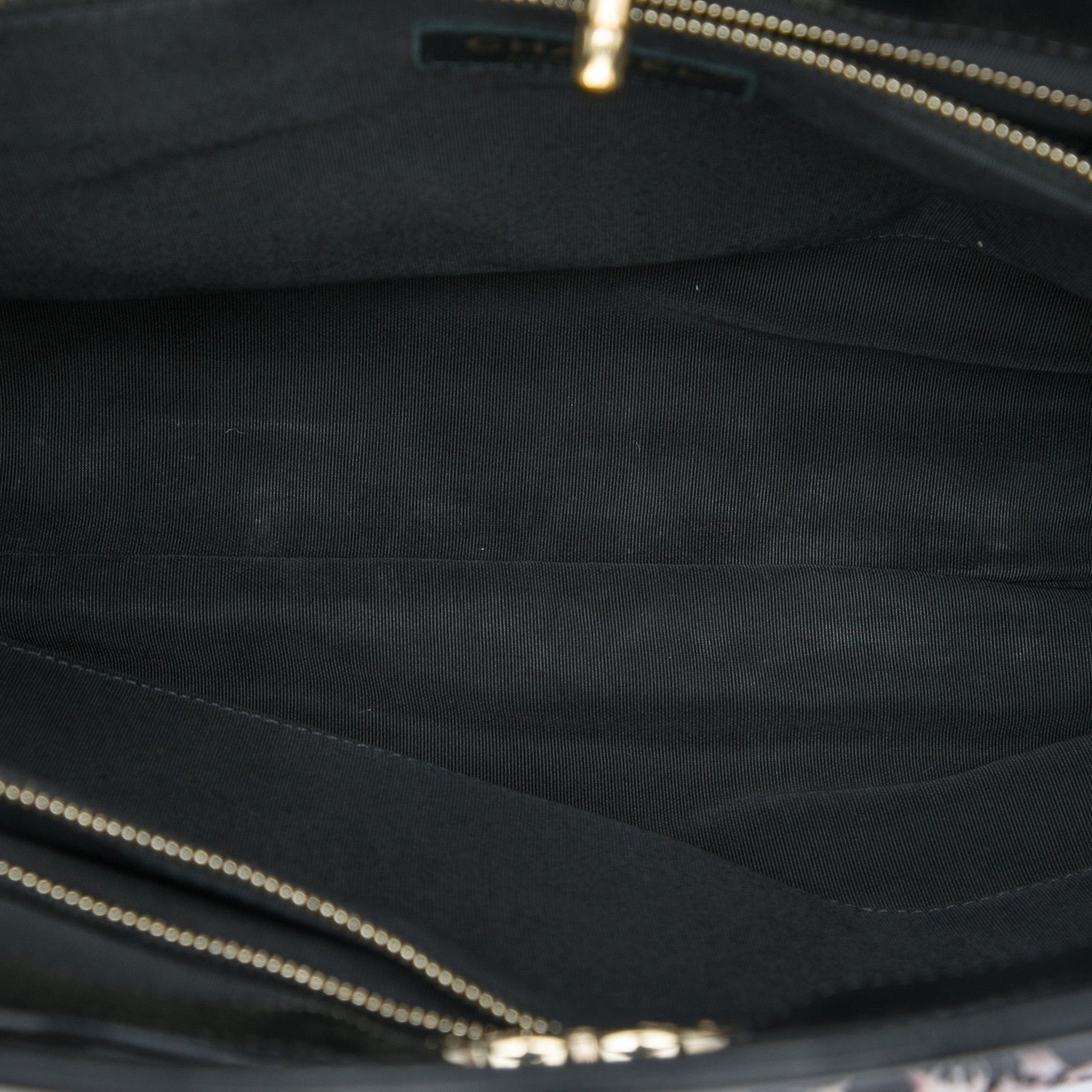 Chanel Large Printed Canvas and Glazed Calfskin 31 Shopping Bag