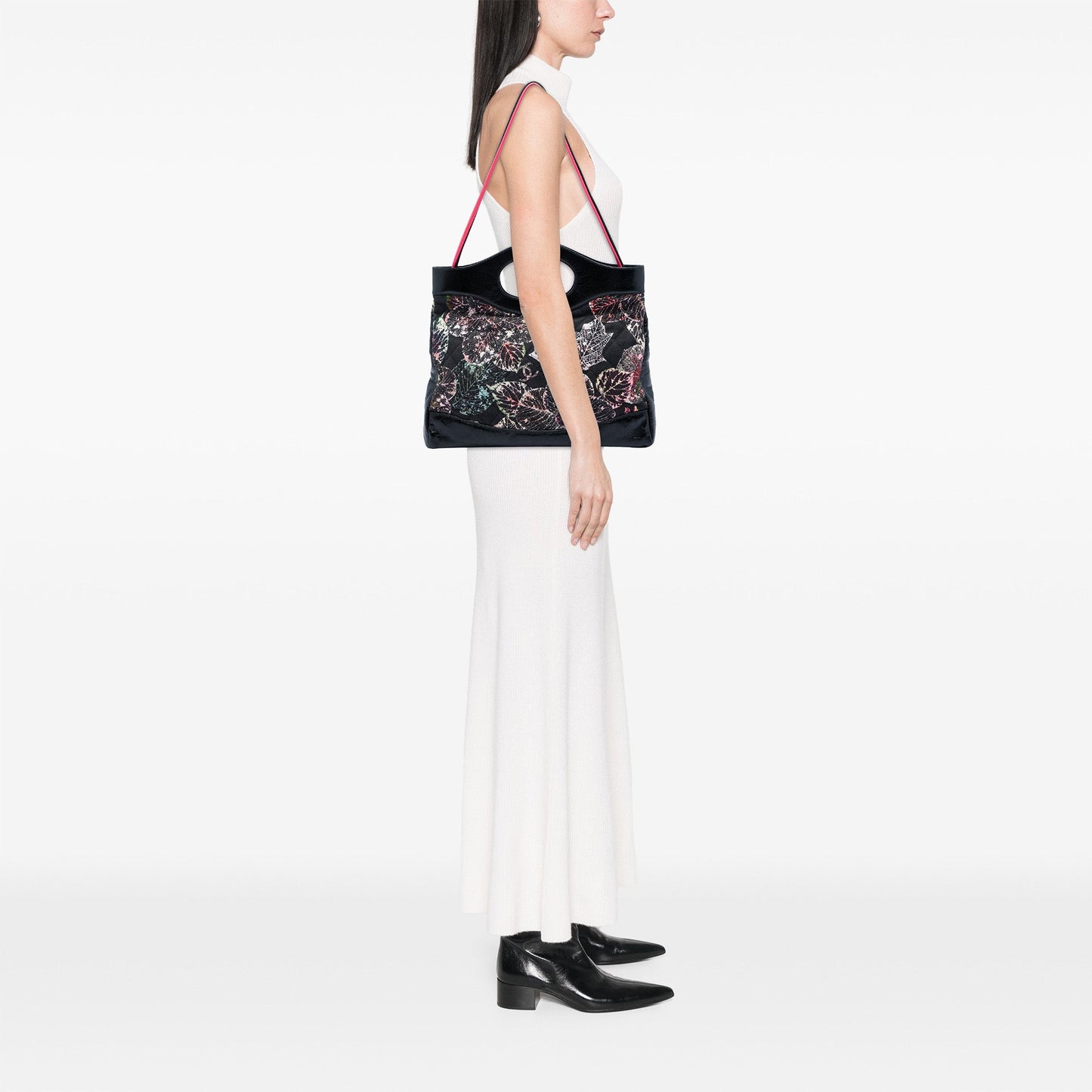 Chanel Large Printed Canvas and Glazed Calfskin 31 Shopping Bag