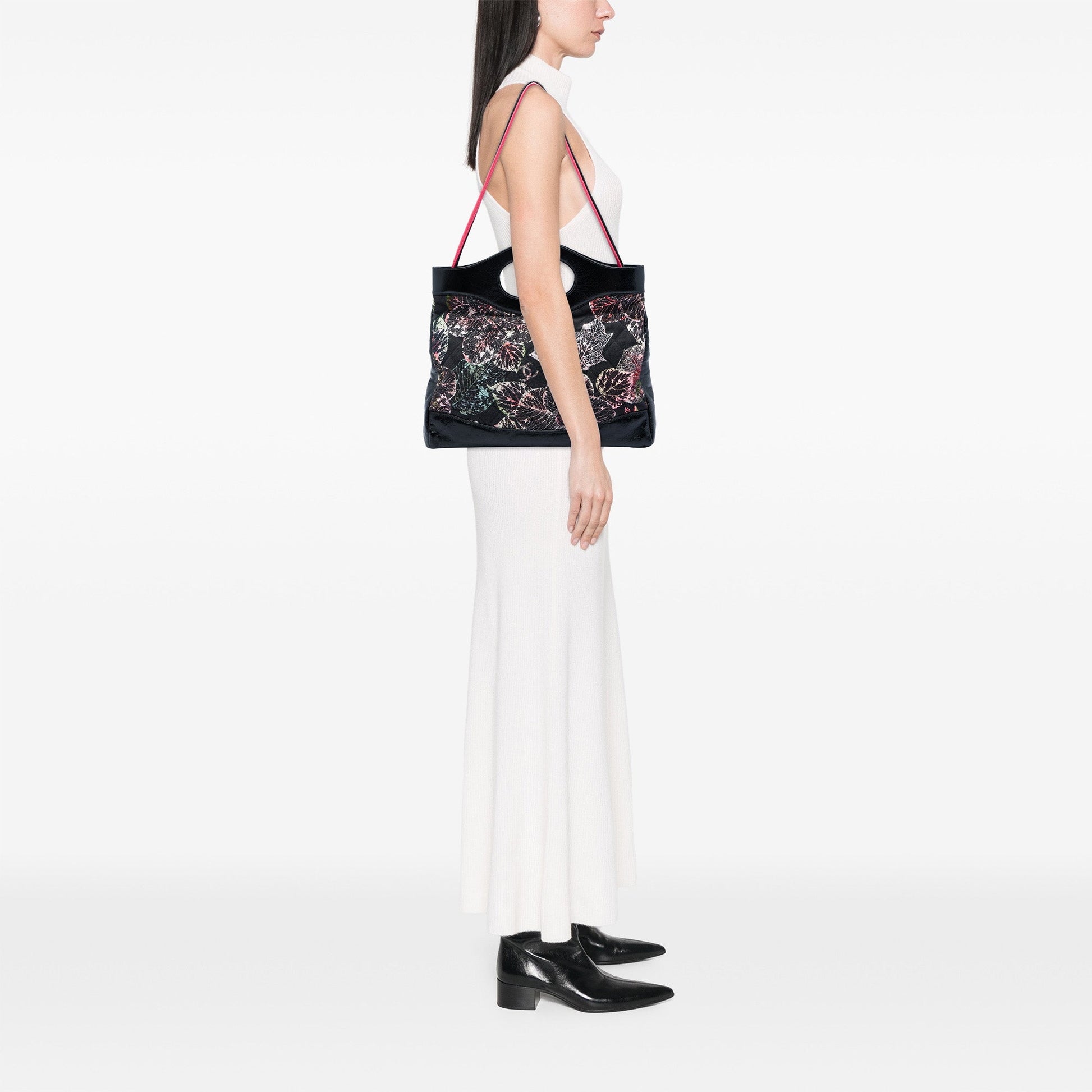 Chanel Large Printed Canvas and Glazed Calfskin 31 Shopping Bag