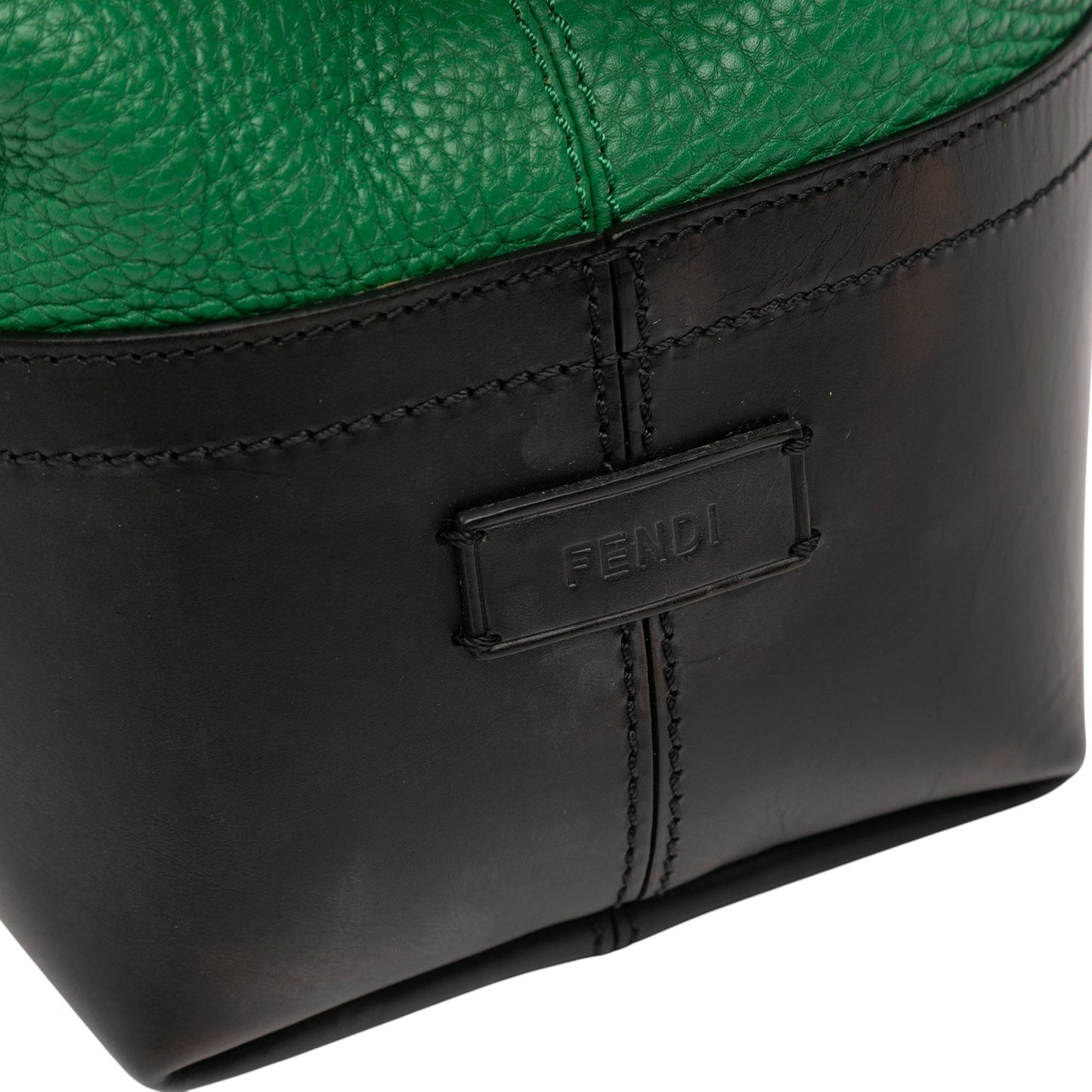 Fendi Medium Leather 2Bag Colorblock Tote