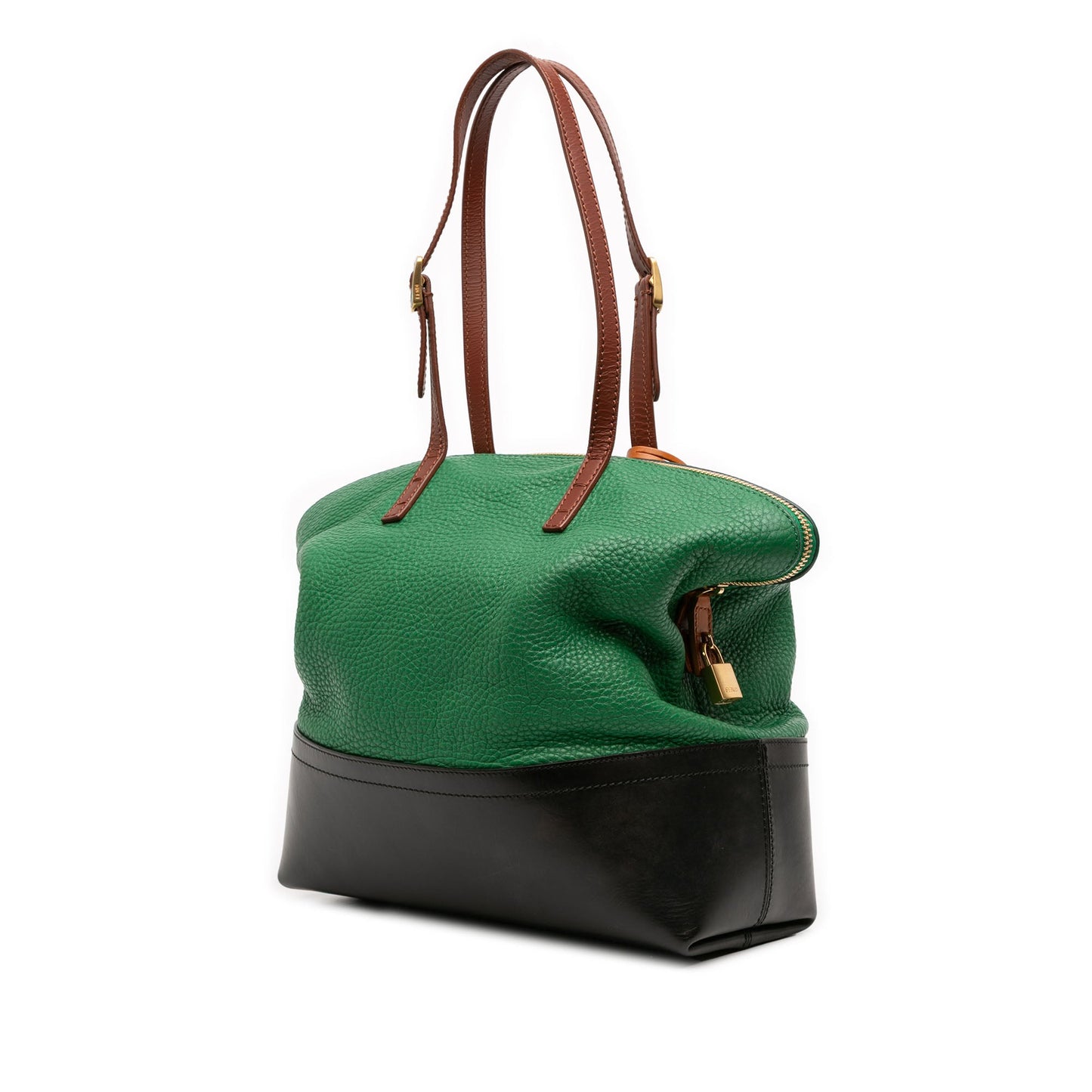 Fendi Medium Leather 2Bag Colorblock Tote