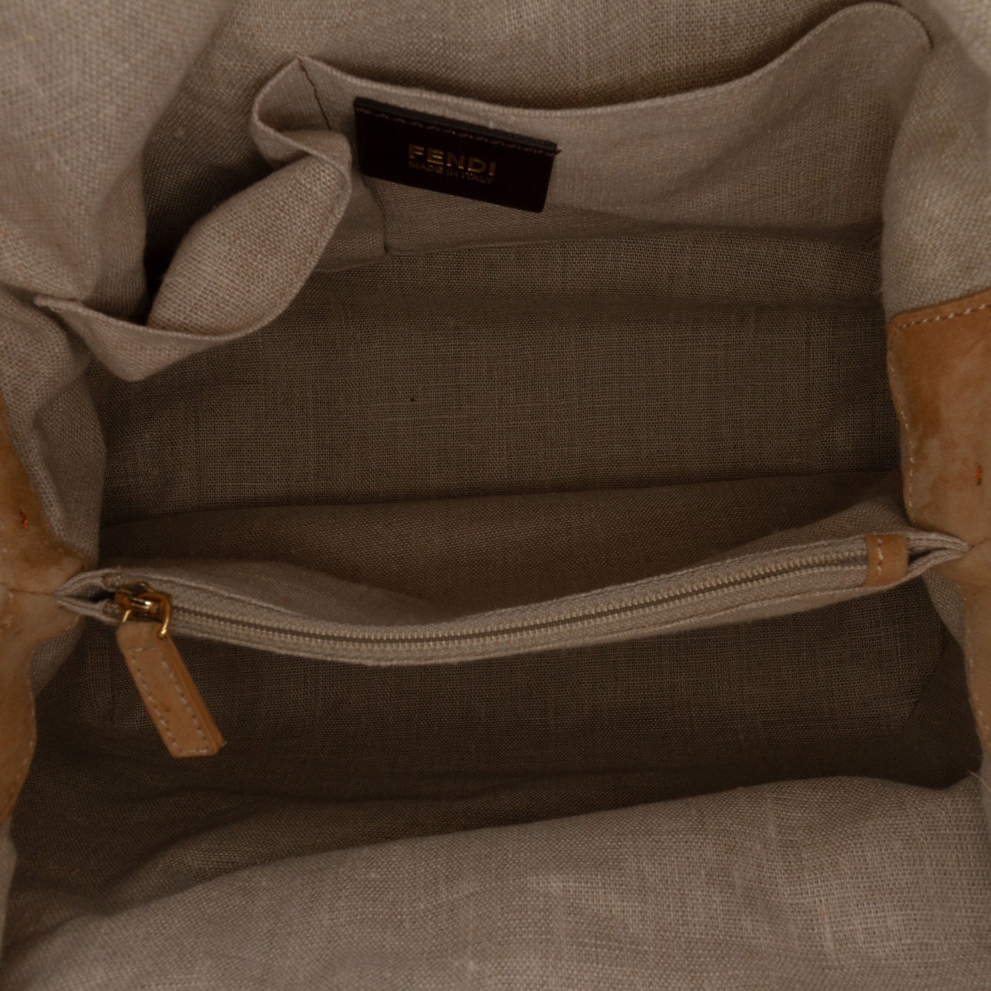 Fendi Medium Leather 2Bag Colorblock Tote