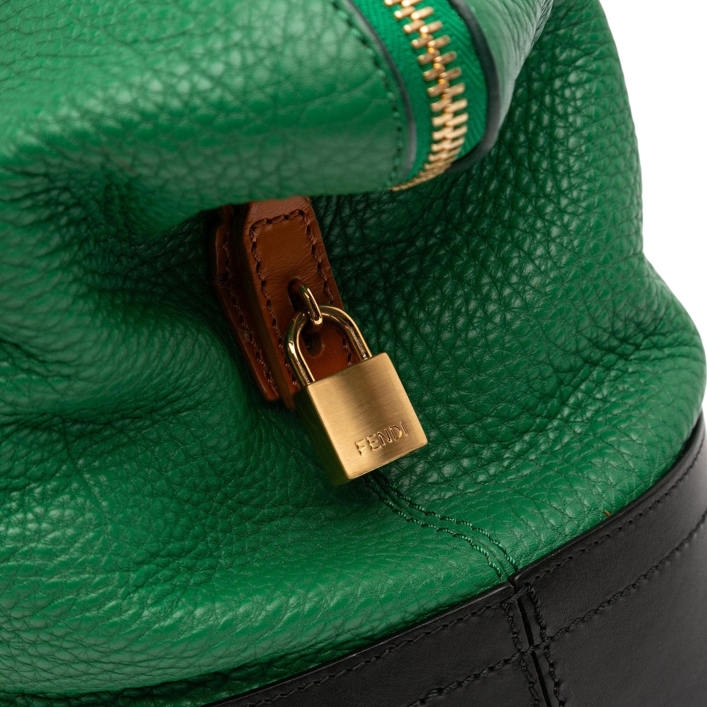 Fendi Medium Leather 2Bag Colorblock Tote
