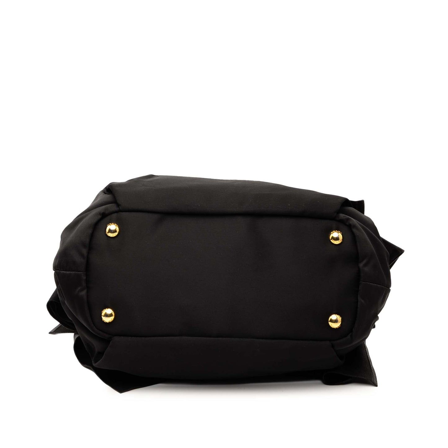 Prada Tessuto Logo Bow Satchel