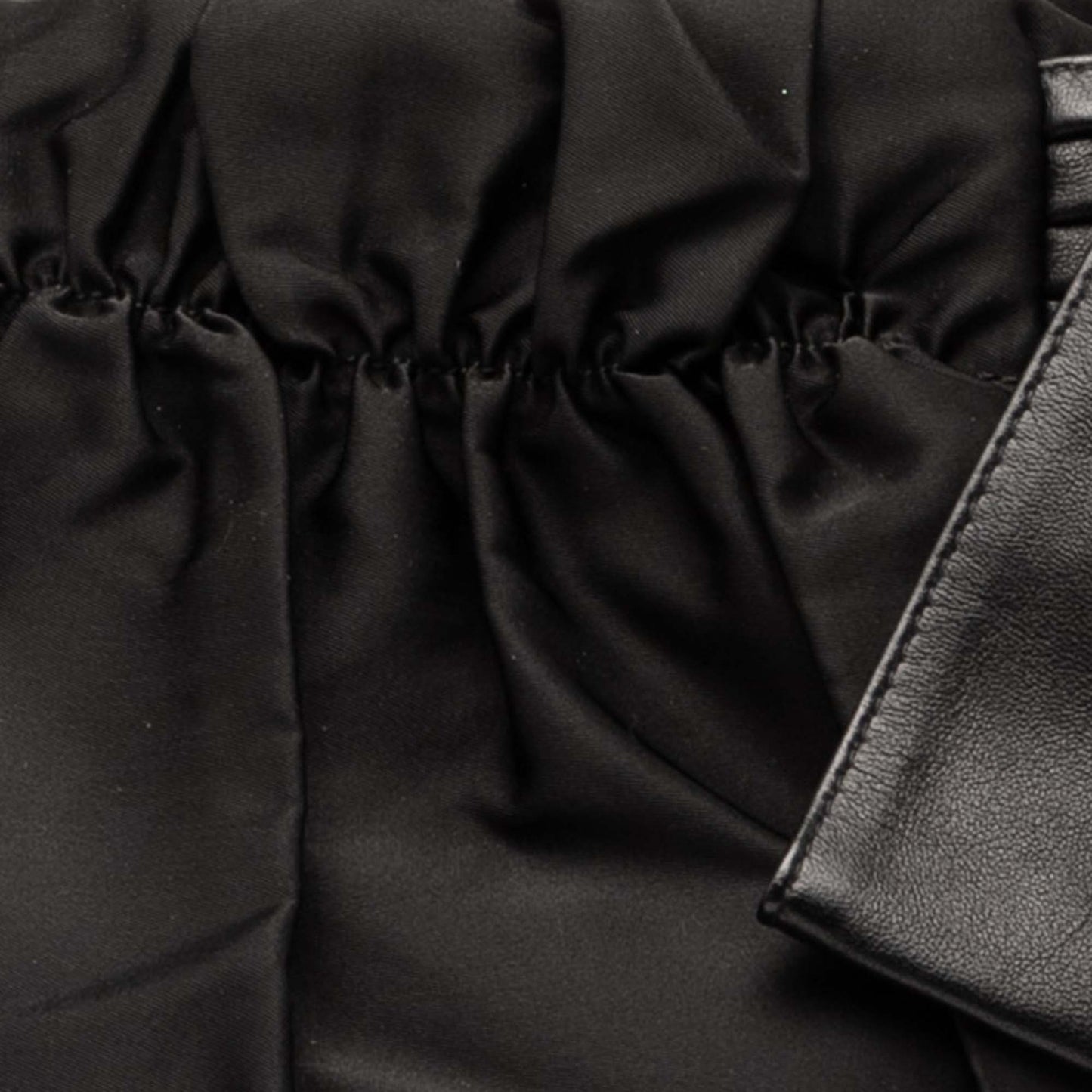 Prada Tessuto Logo Bow Satchel
